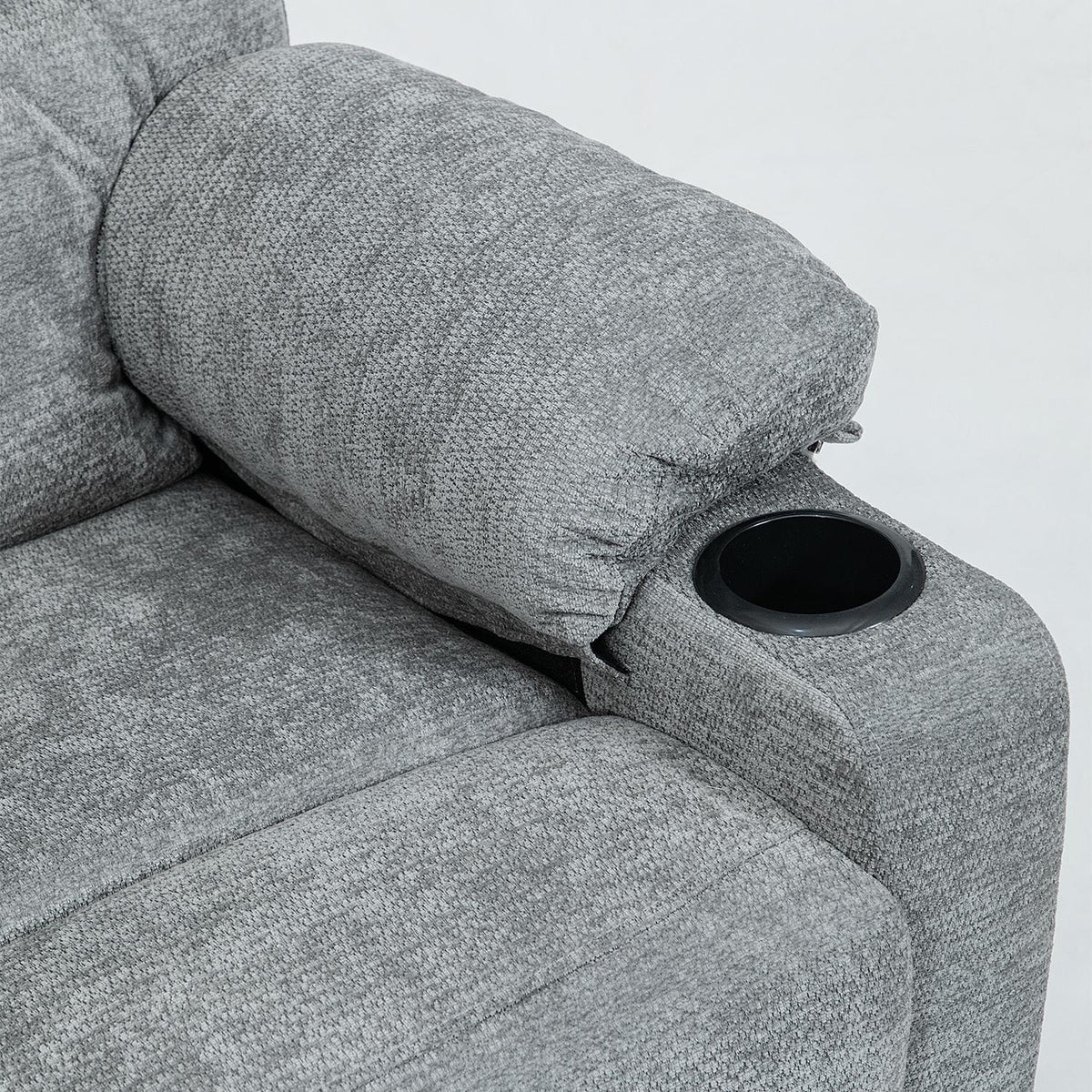 Sillón Reclinable Ari Chenille Gris