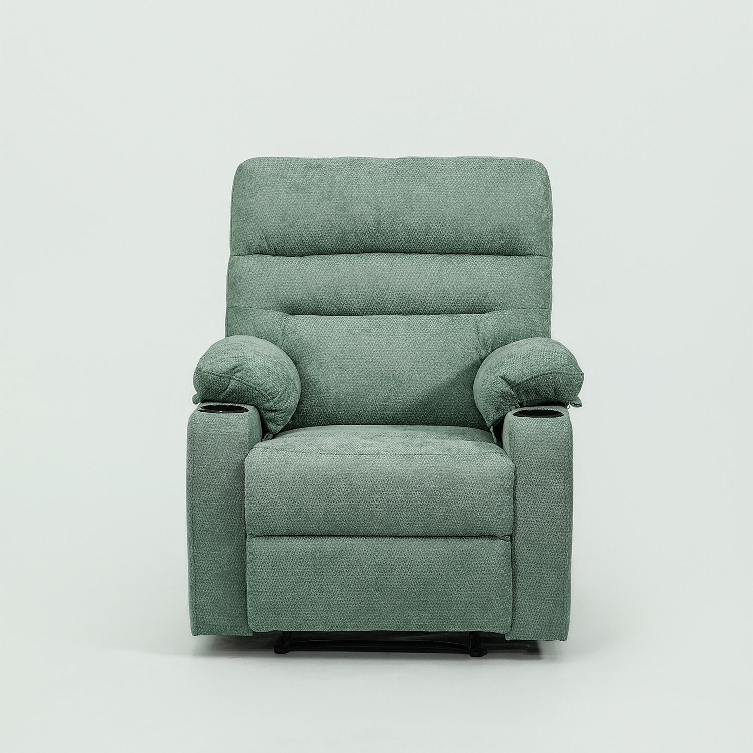 Sillón Reclinable Ari Chenille Verde