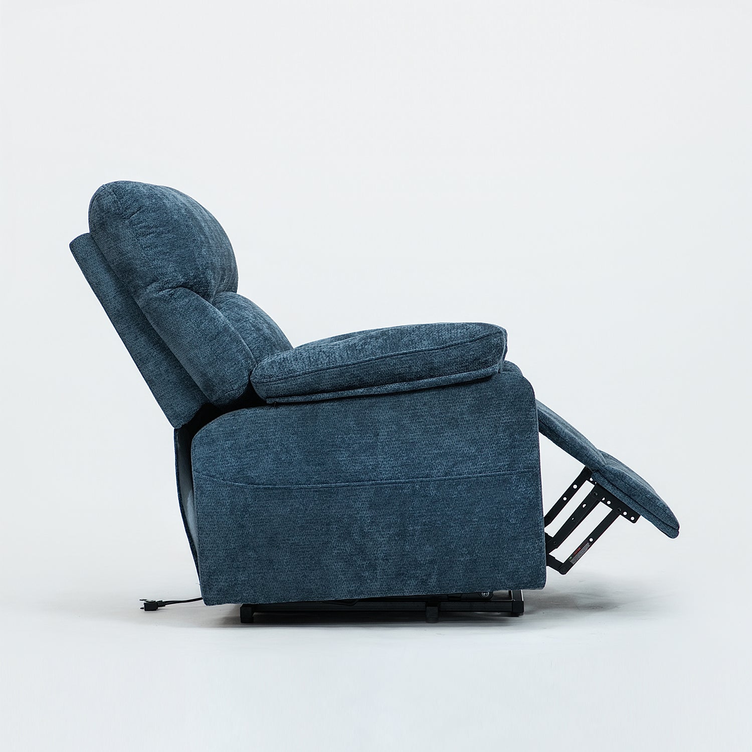 Sillón Reclinable Aspen Chenille Azul