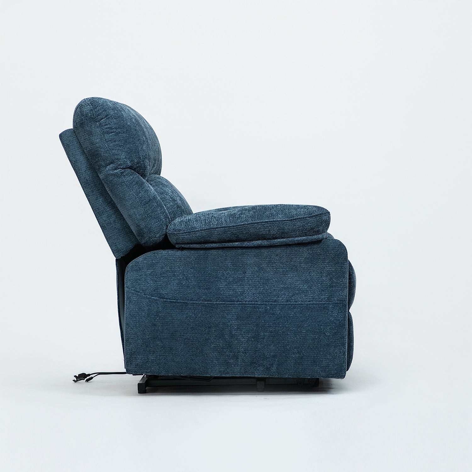 Sillón Reclinable Aspen Chenille Azul