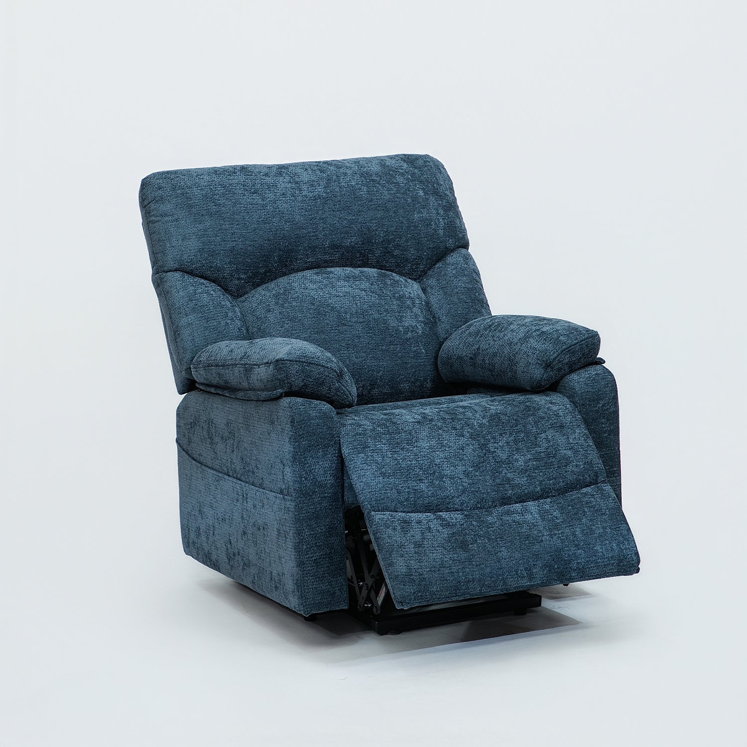 Sillón Reclinable Aspen Chenille Azul