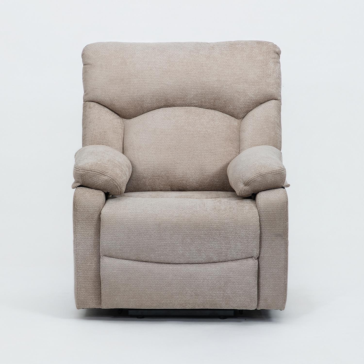 Sillón Reclinable Aspen Chenille Beige