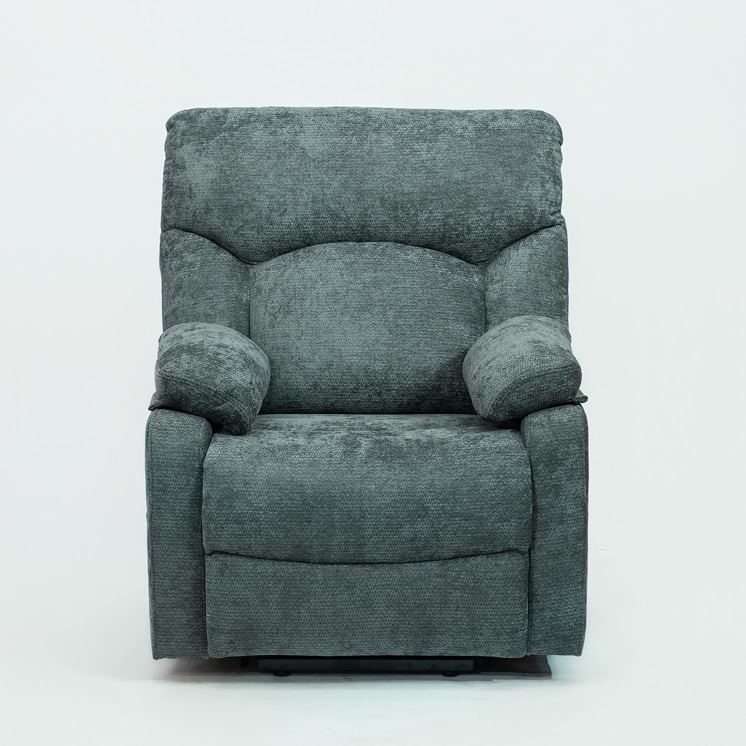 Sillón Reclinable Aspen Chenille Gris
