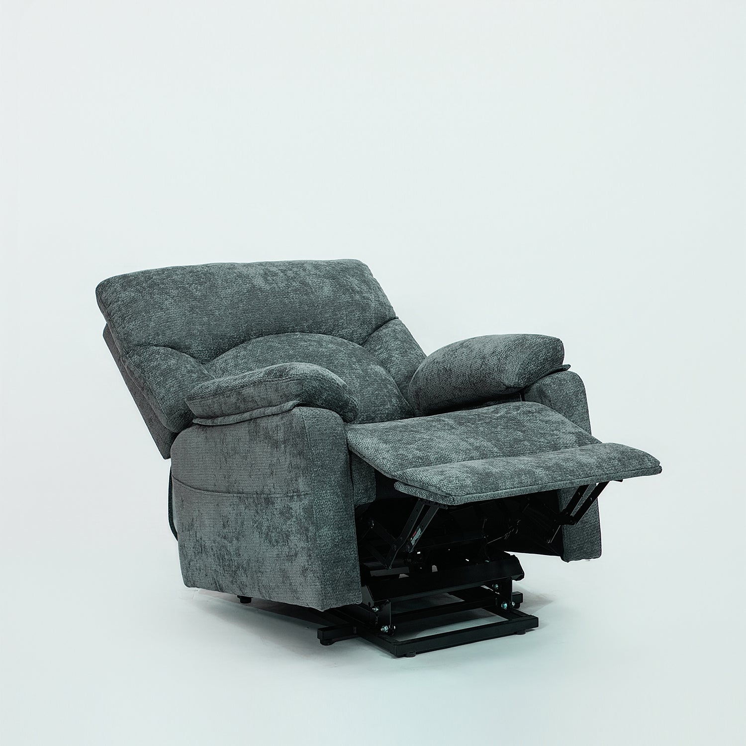 Sillón Reclinable Aspen Chenille Gris