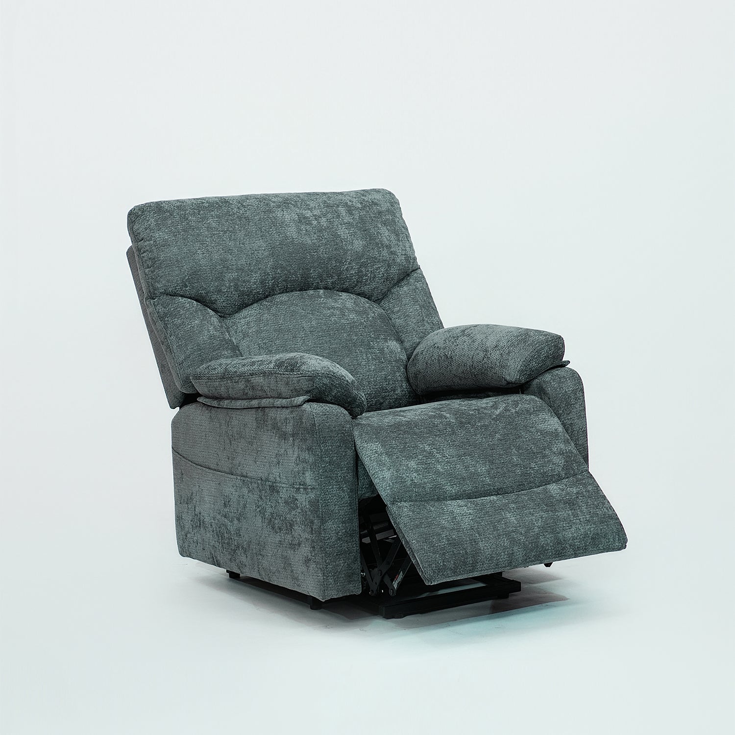 Sillón Reclinable Aspen Chenille Gris