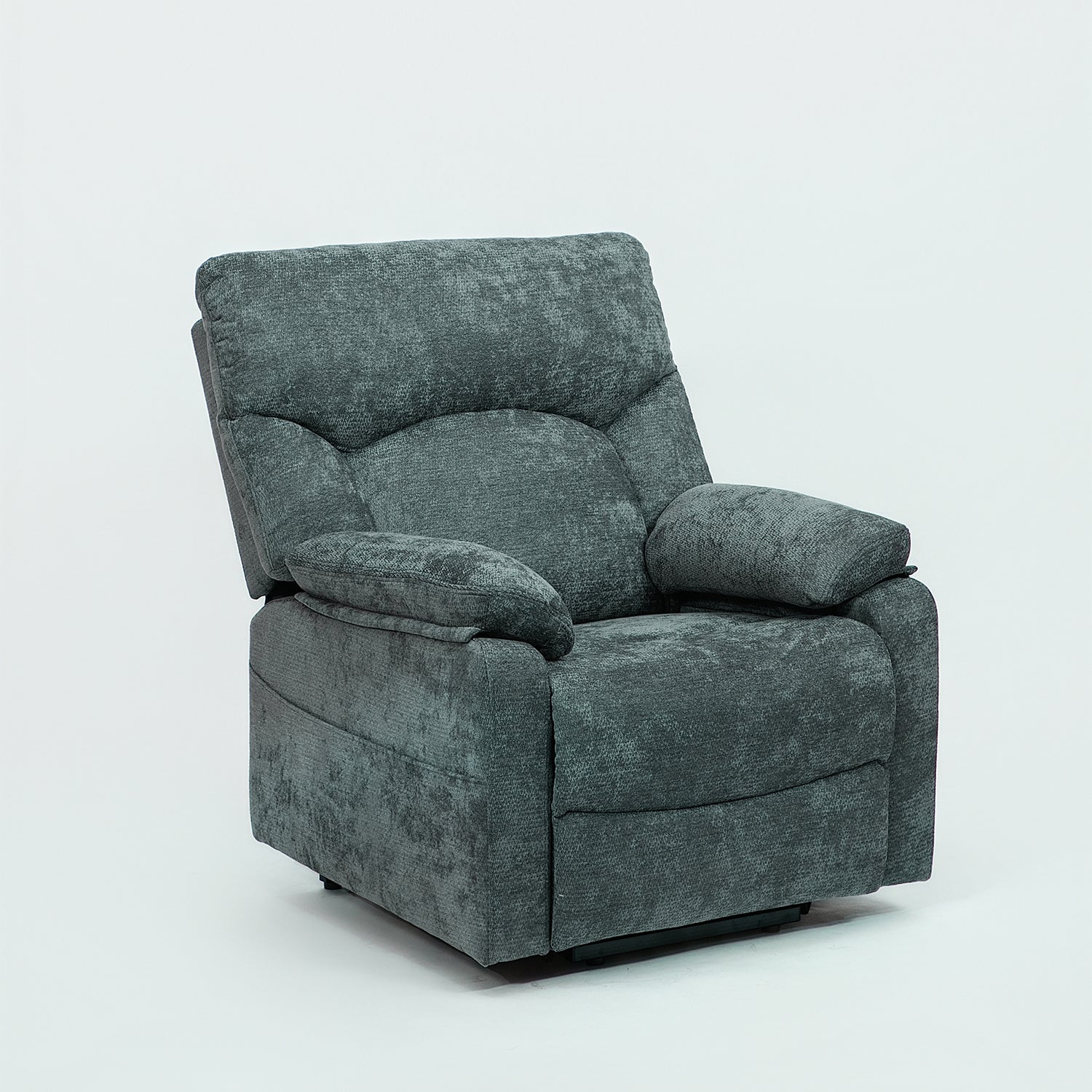 Sillón Reclinable Aspen Chenille Gris