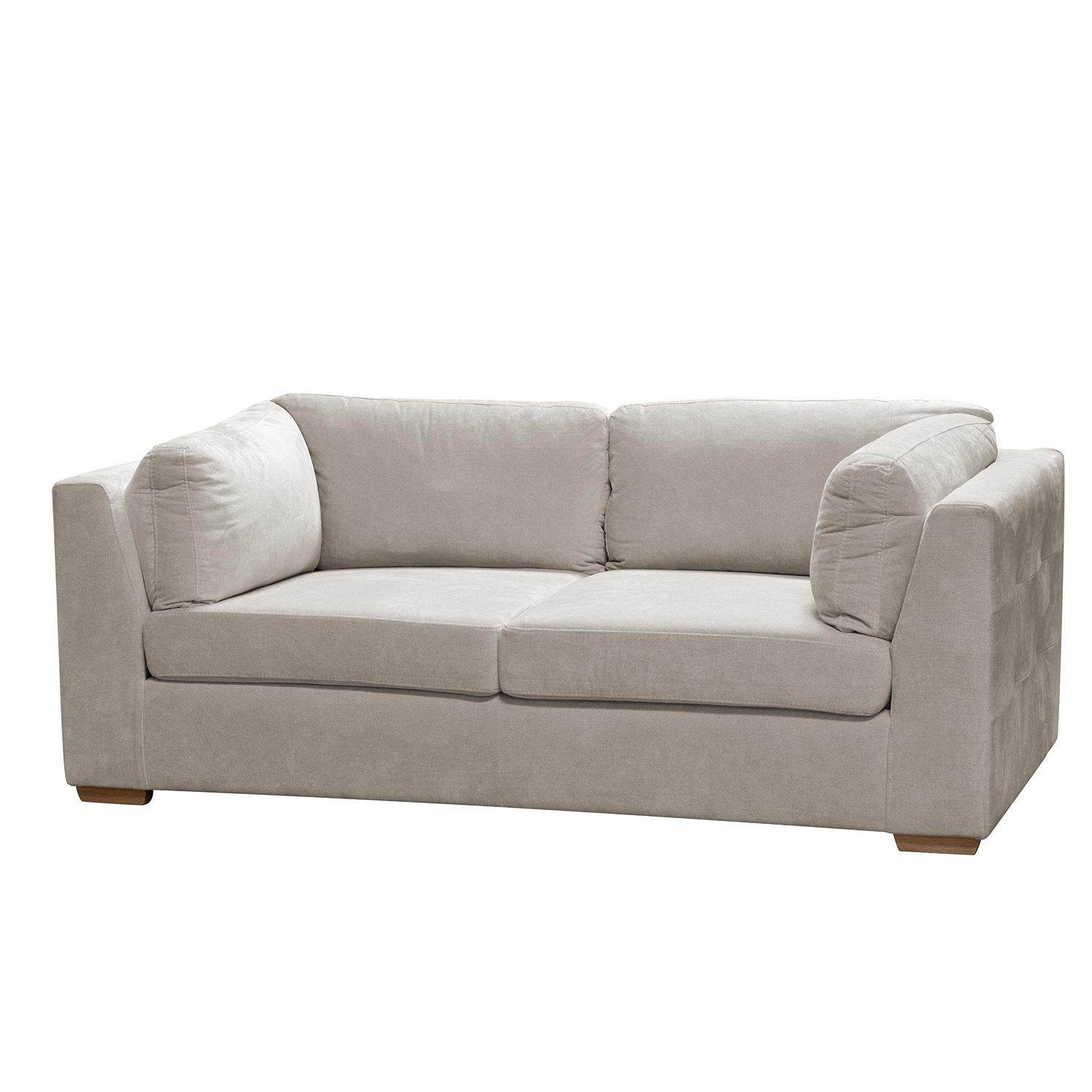 Sofá Astro 2 Puestos Chenille Impetu Beige, Natural