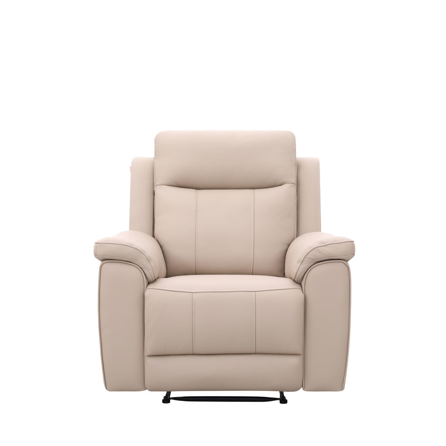 Sillón Reclinable Lola Cuero Beige