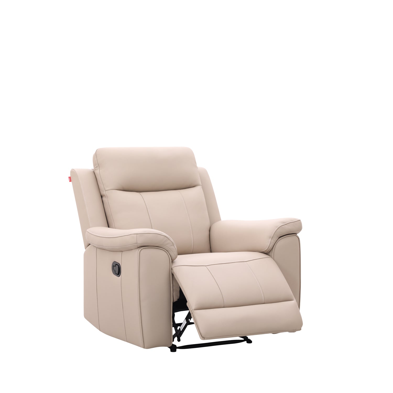Sillón Reclinable Lola Cuero Beige