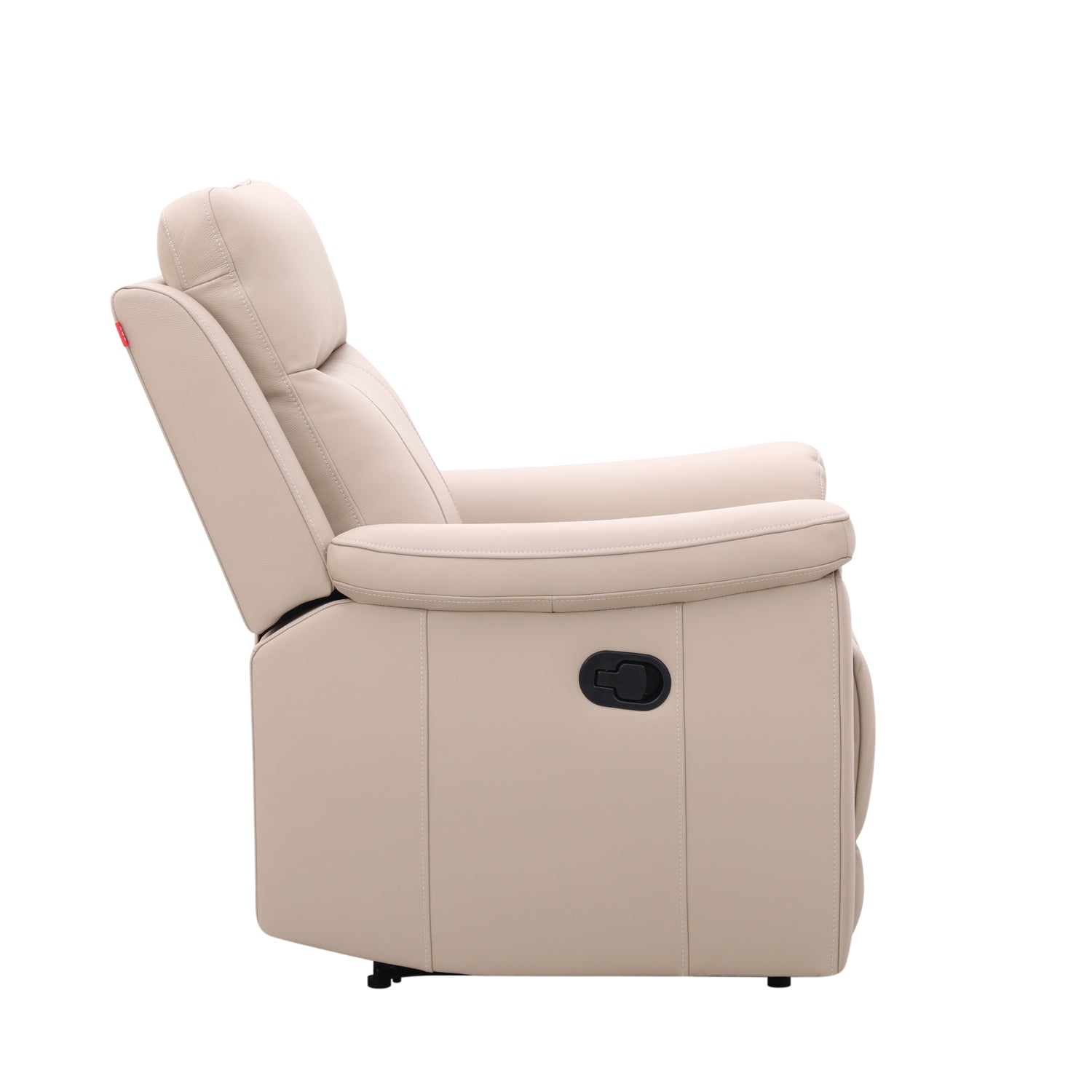 Sillón Reclinable Lola Cuero Beige