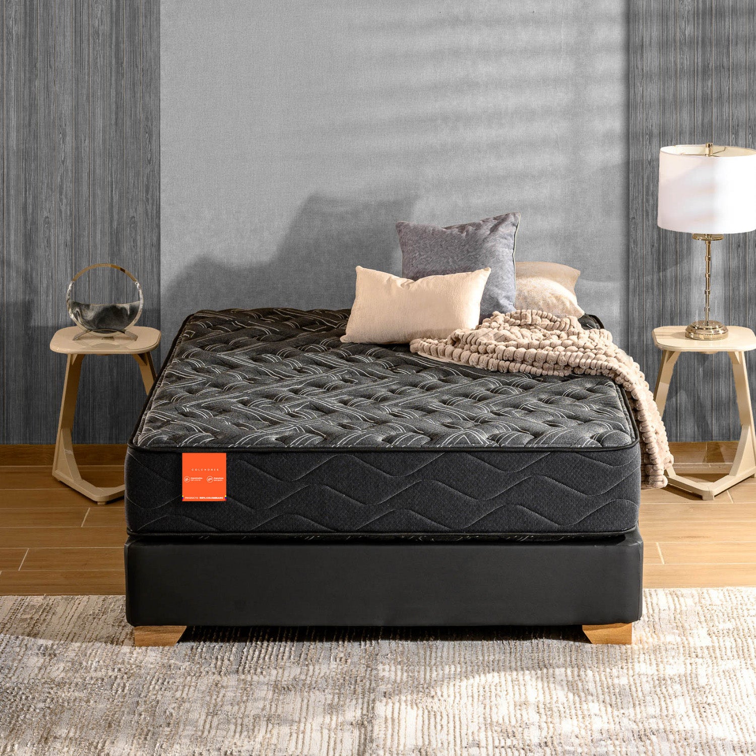 Colchon 100X190X30 Cavalli Tigh Top
