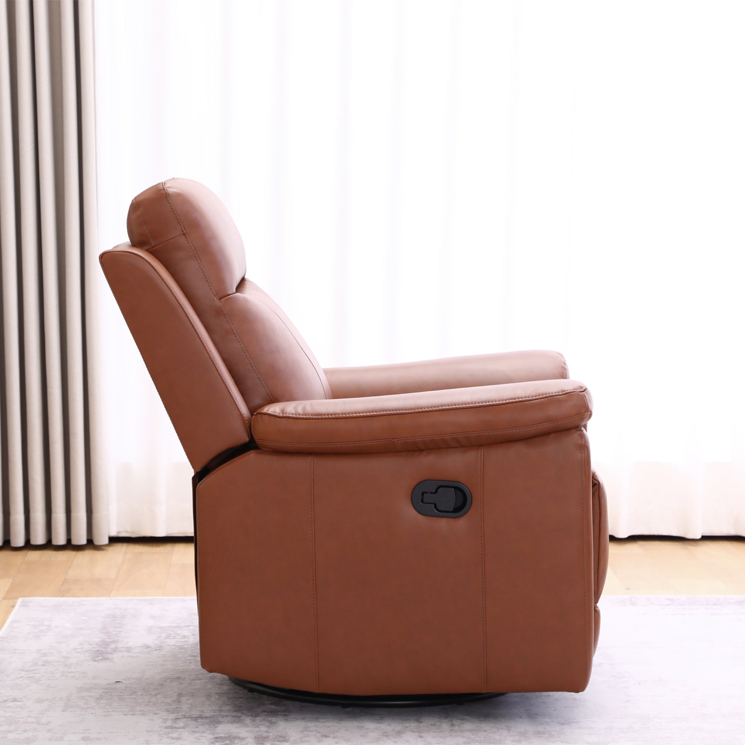 Sillón Reclinable Lola Cuero Miel