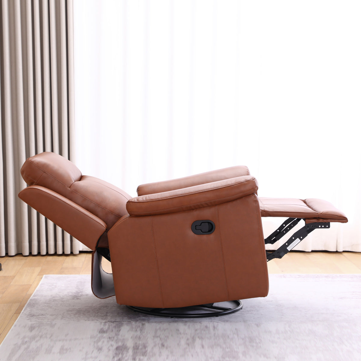 Sillón Reclinable Lola Cuero Miel