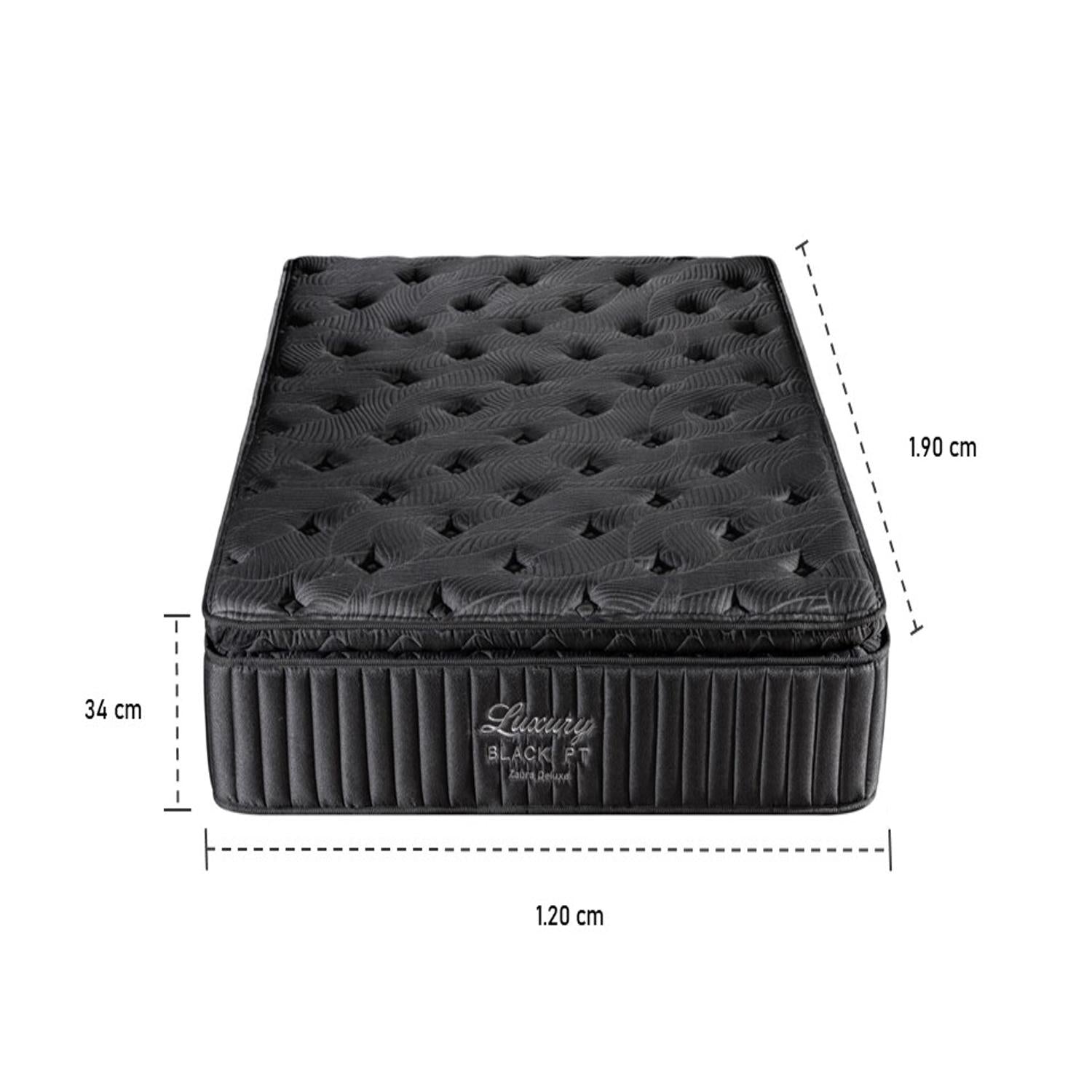 Base Cama Semi Doble Luxury Black