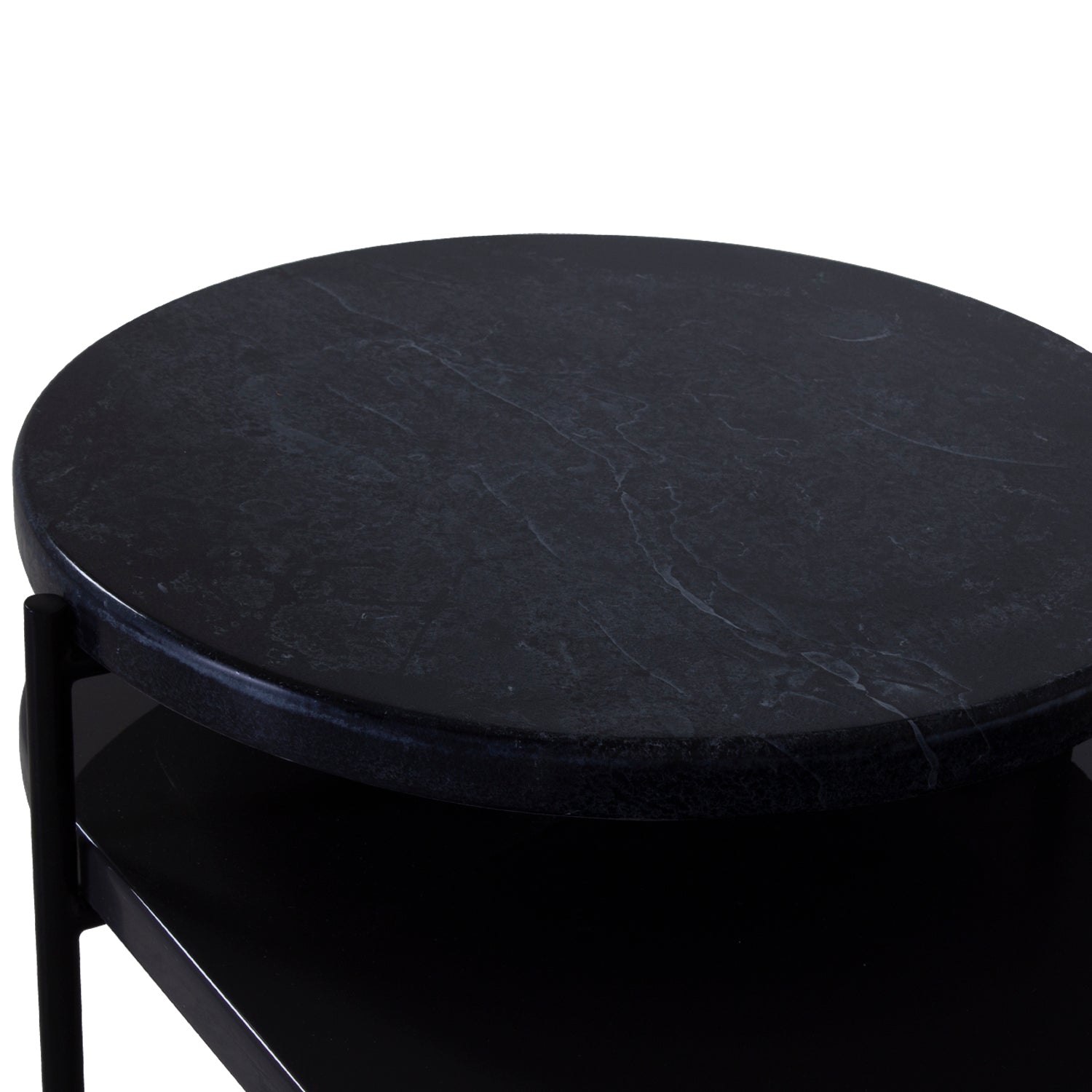 Mesa De Centro Venus Gris, Marmol Negro