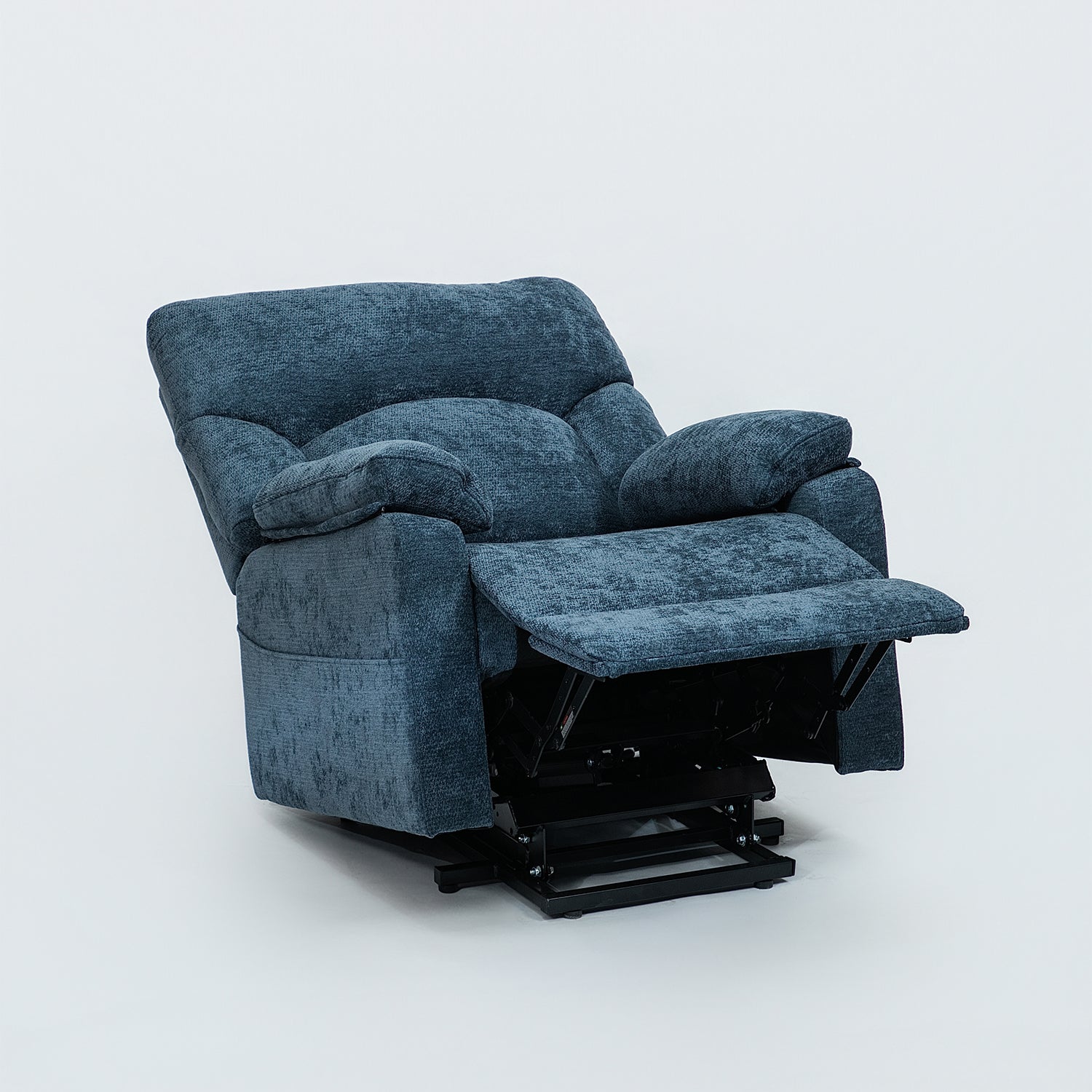 Sillón Reclinable Aspen Chenille Azul