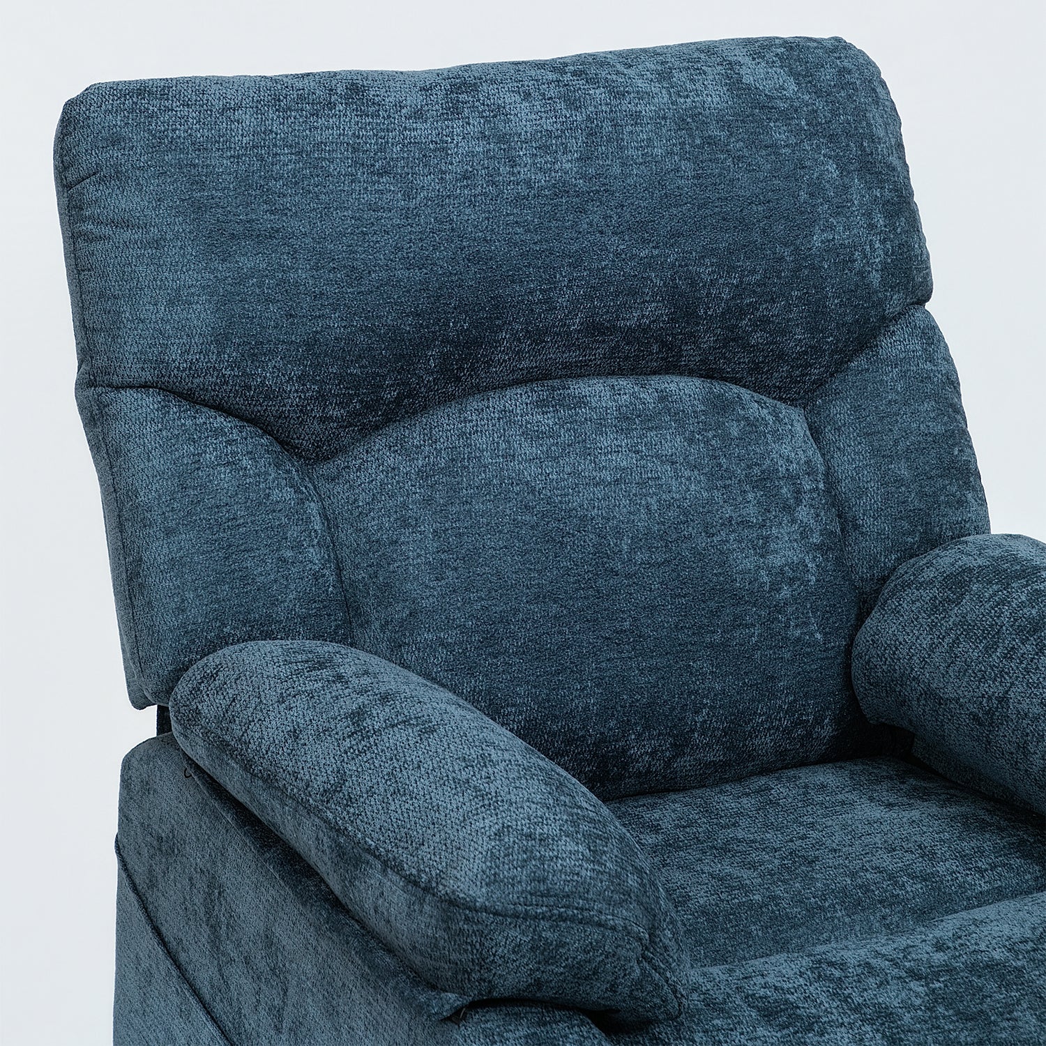 Sillón Reclinable Aspen Chenille Azul