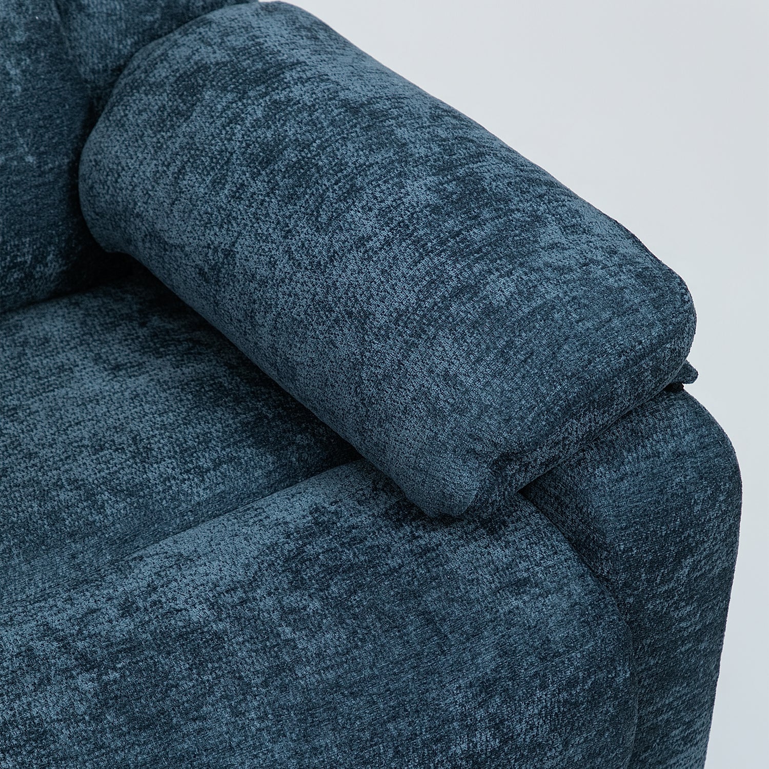 Sillón Reclinable Aspen Chenille Azul