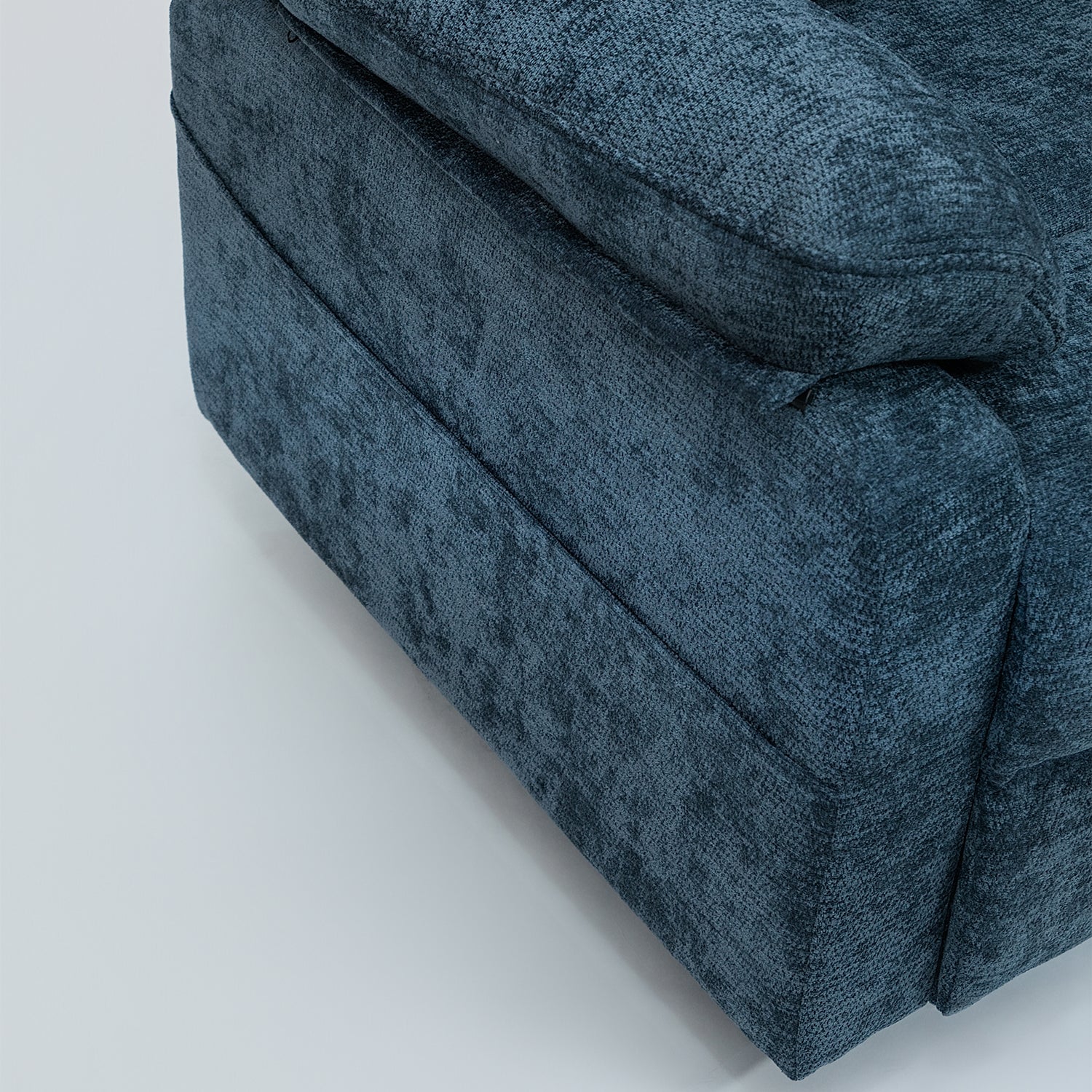 Sillón Reclinable Aspen Chenille Azul