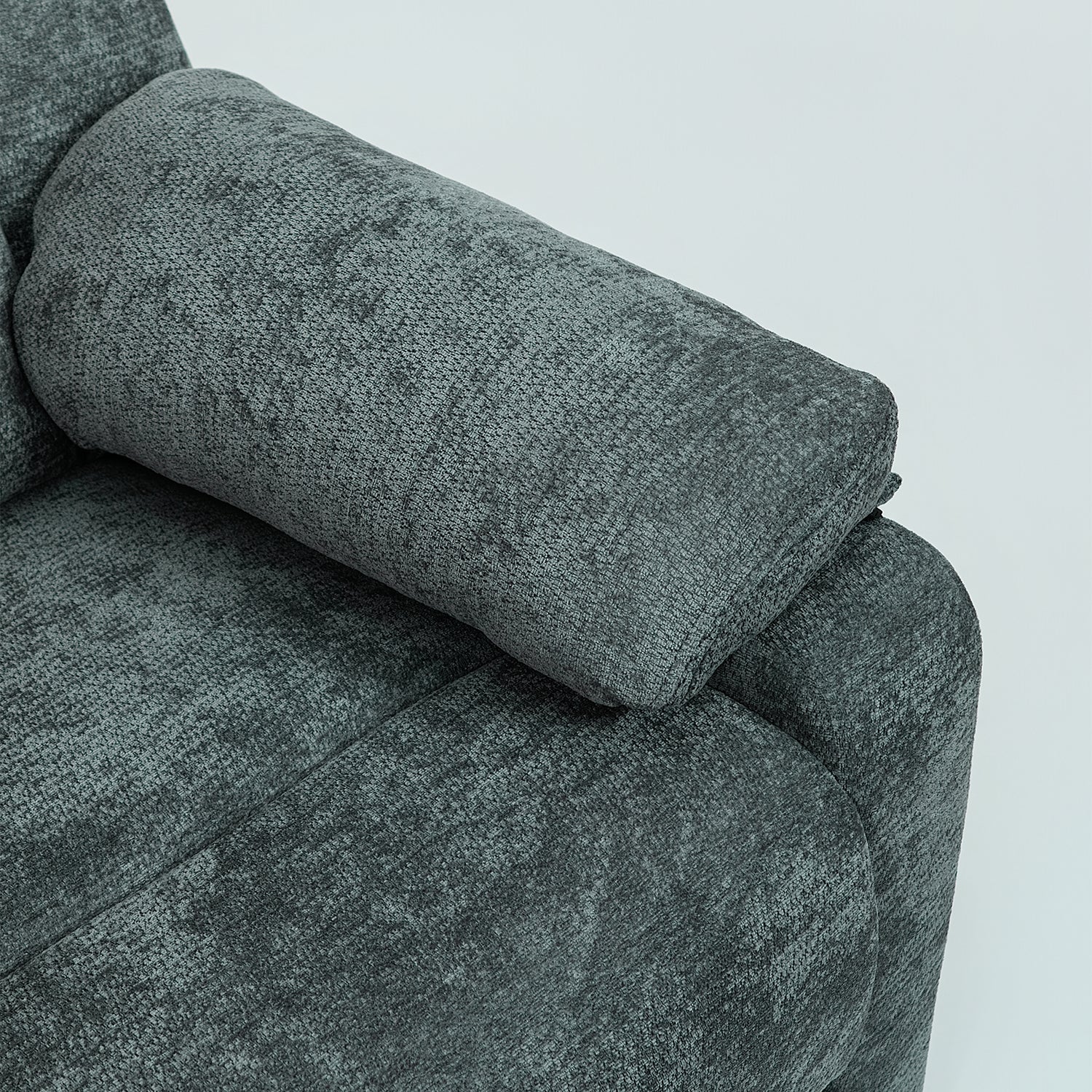 Sillón Reclinable Aspen Chenille Gris