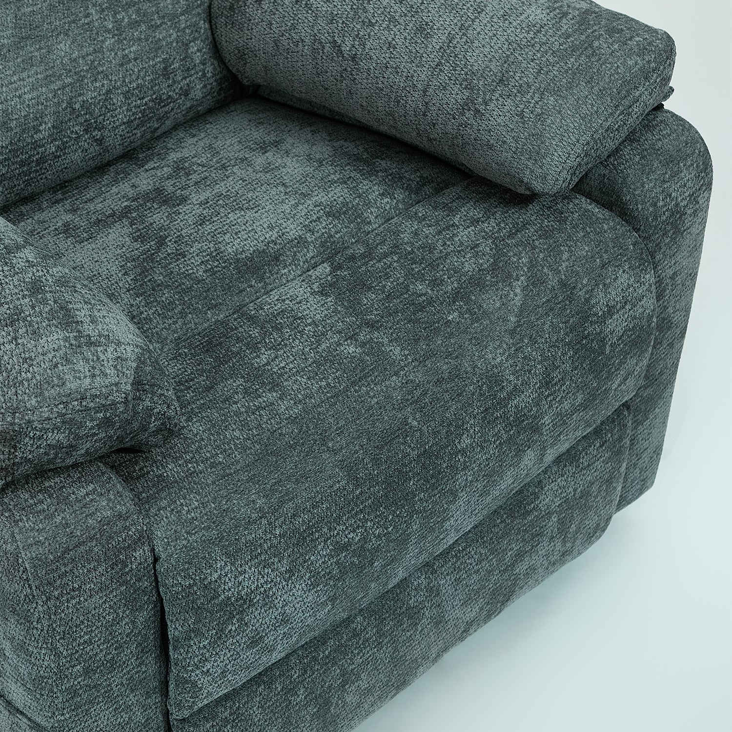 Sillón Reclinable Aspen Chenille Gris