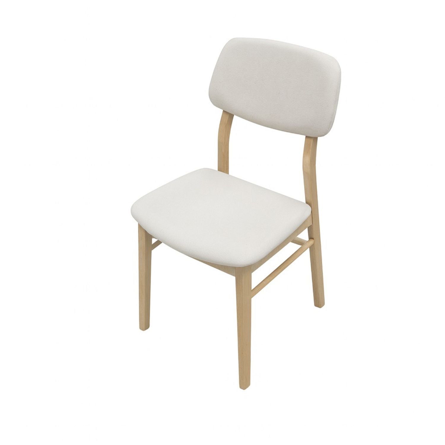 Comedor 6 Puestos Gales Velvet Beige, Natural