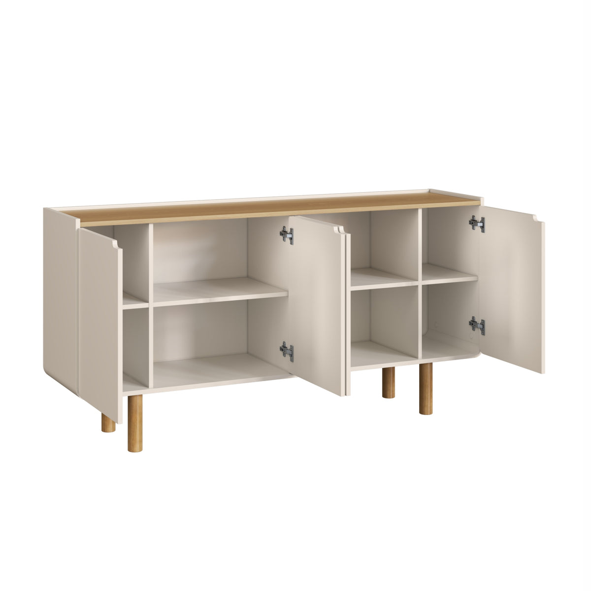 Bifé Arlette 160X80X38 Natural, Off White