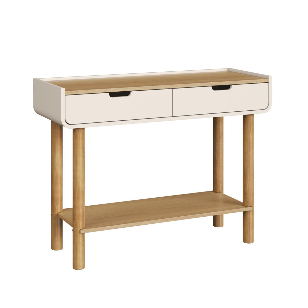 Consola Arlette 100X75X38 Natural, Off White
