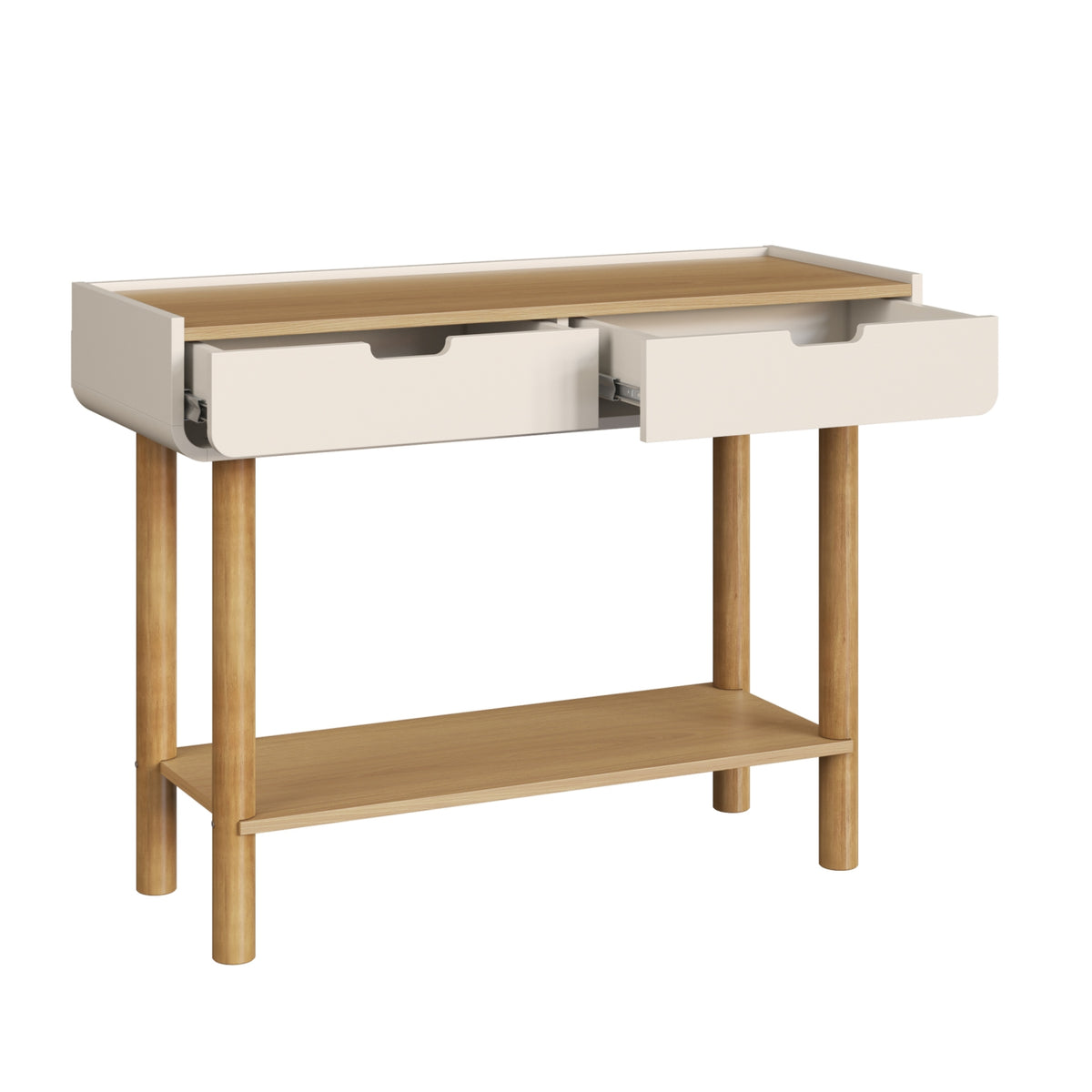 Consola Arlette 100X75X38 Natural, Off White