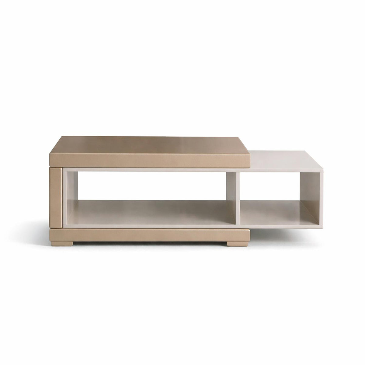 Mesa De Centro Luxury Champaña, Off White