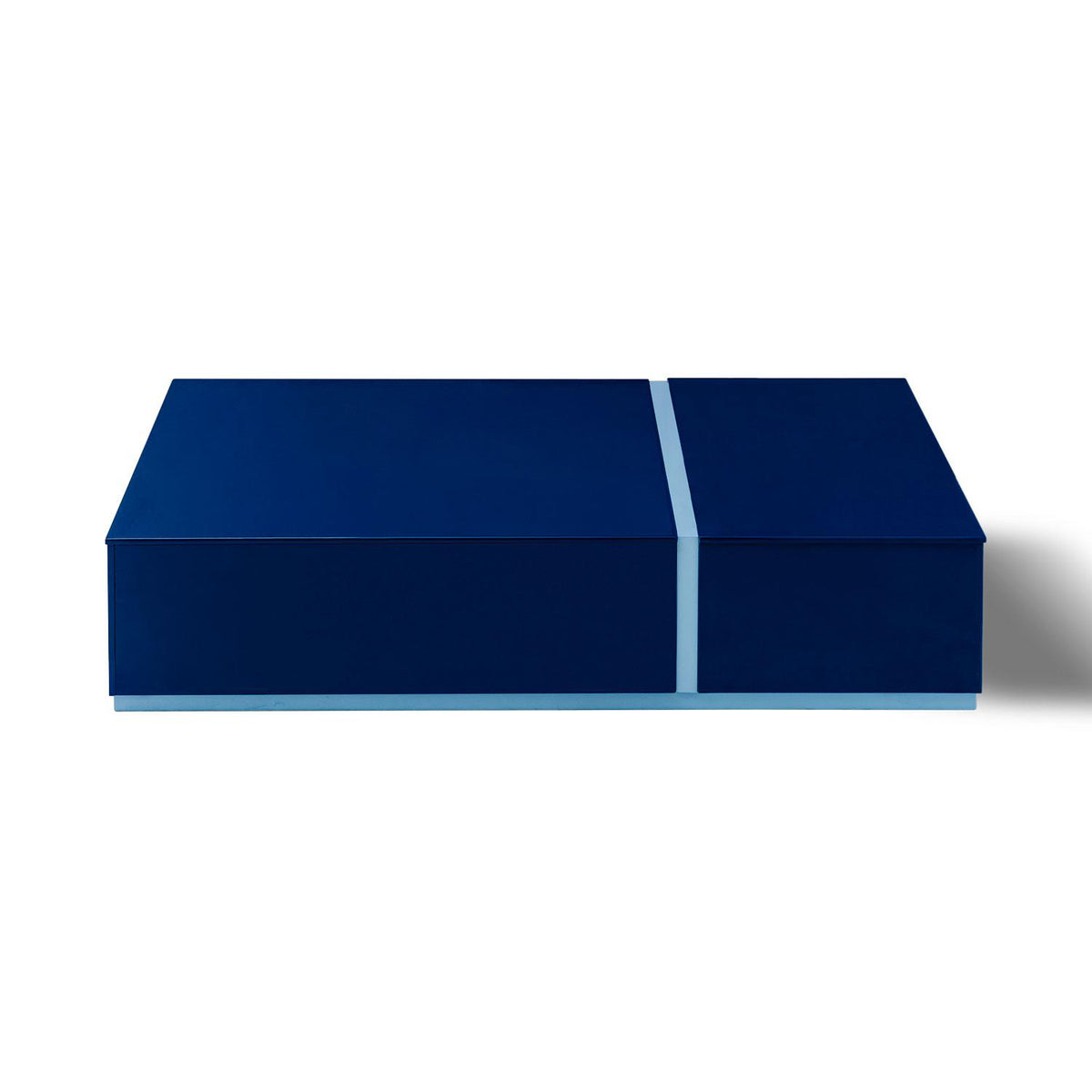 Mesa De Centro Lizzi Azul, Cielo Premium.