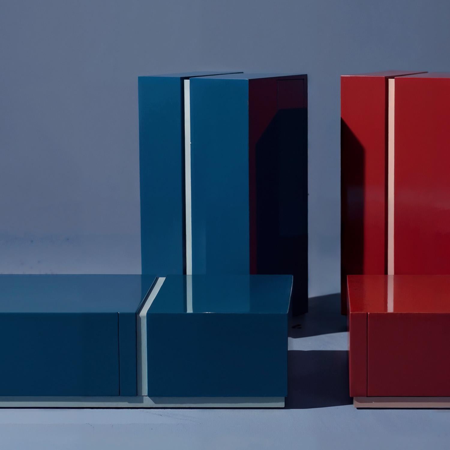 Mesa Auxiliar Lizzi Azul, Cielo.