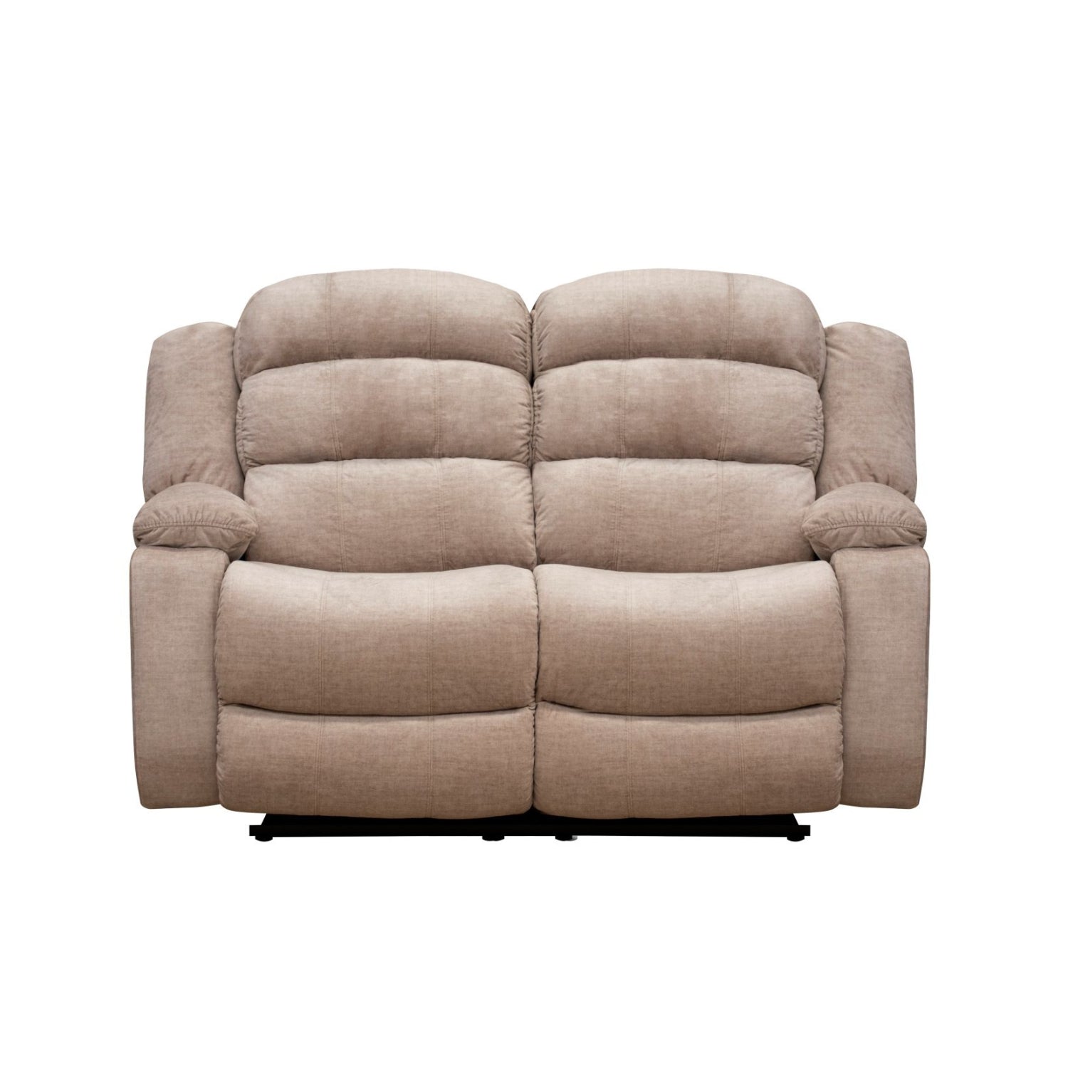 Sofá Reclinable 2 Puestos Nico Velvet Atlas Almond