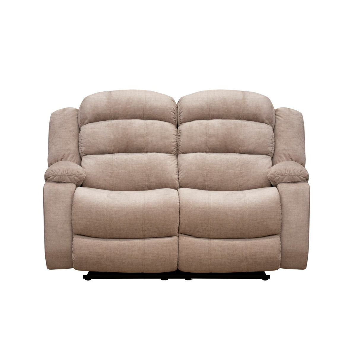 Sofá Reclinable 2 Puestos Nico Velvet Atlas Almond