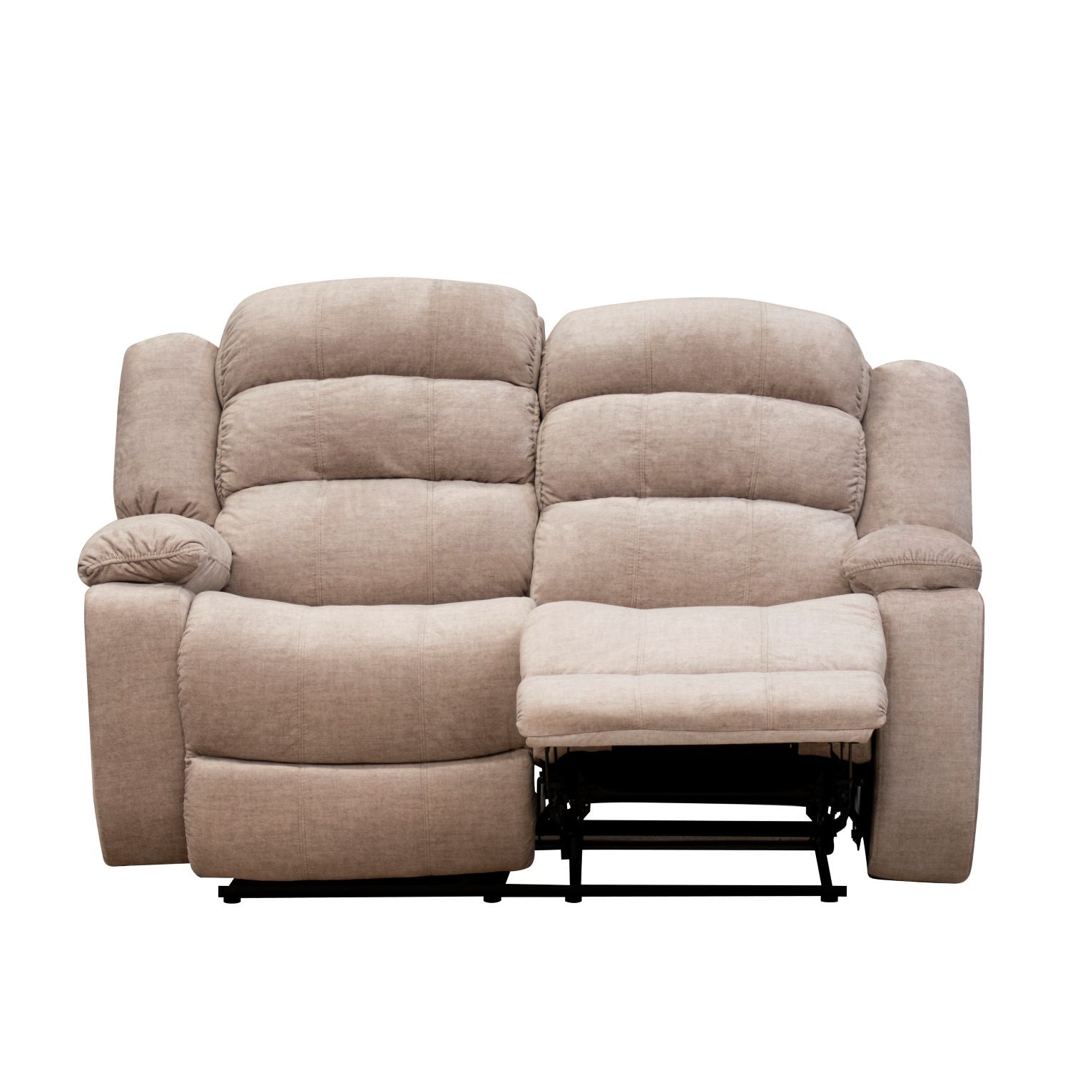 Sofá Reclinable 2 Puestos Nico Velvet Atlas Almond