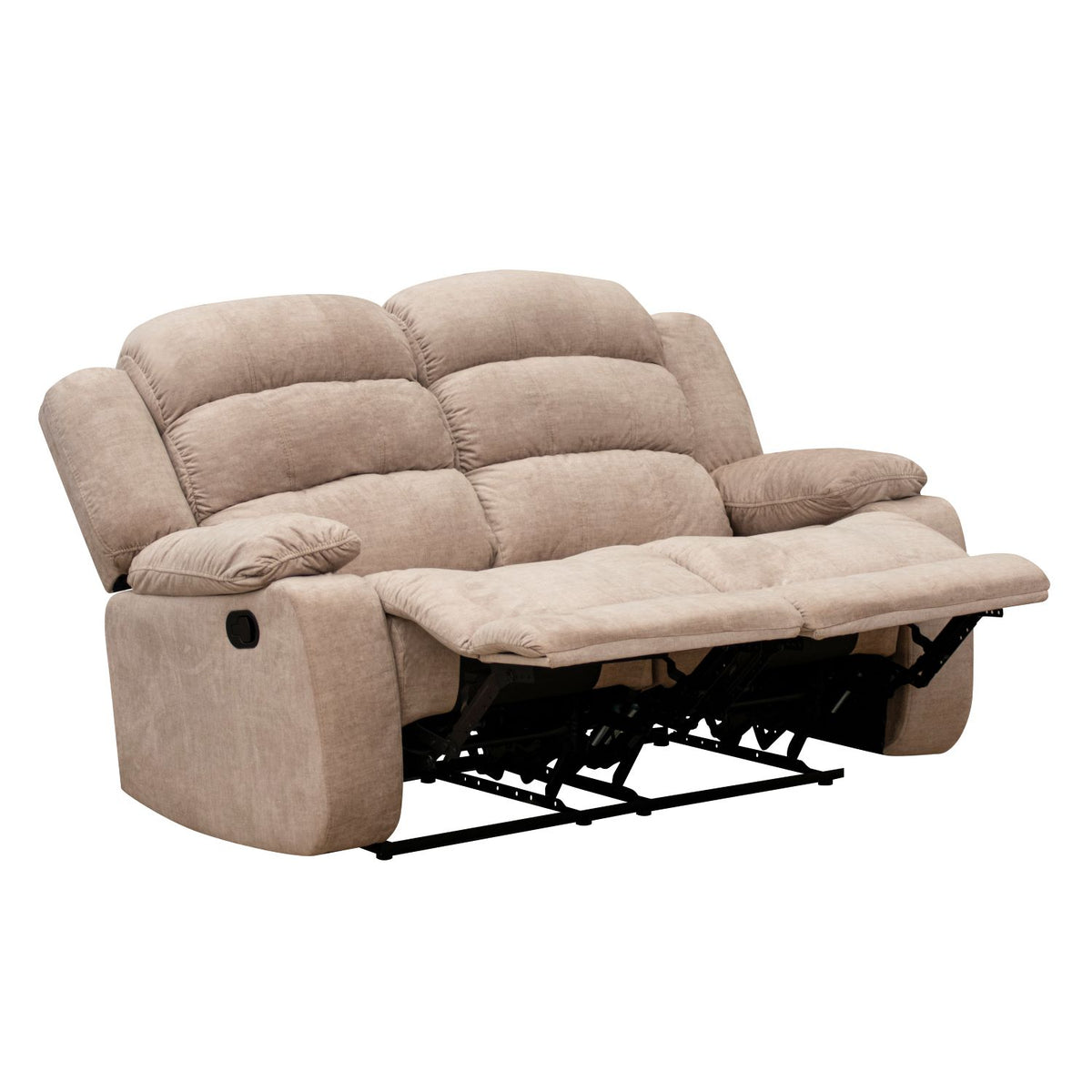 Sofá Reclinable 2 Puestos Nico Velvet Atlas Almond