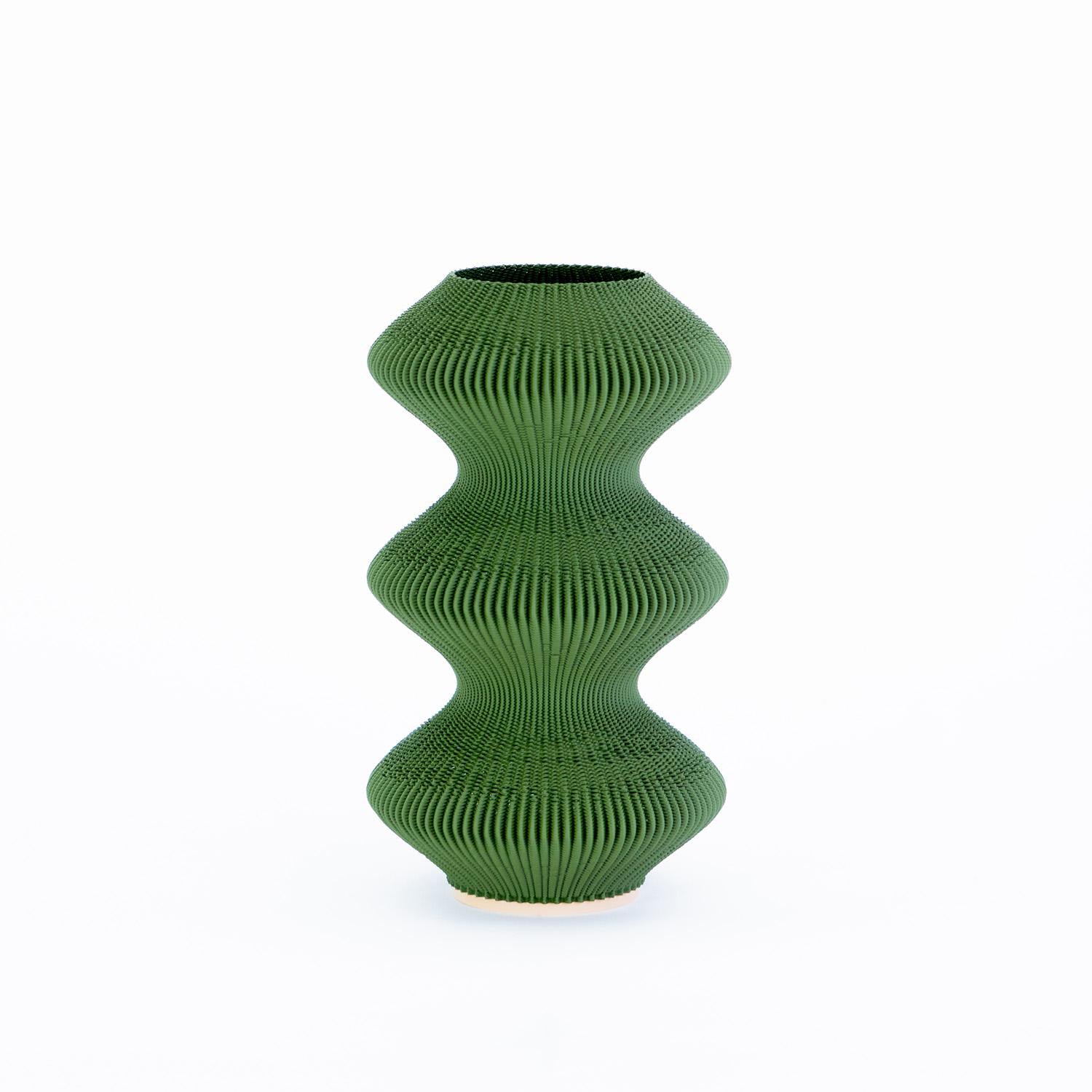 Jarron 26X15Cm Verde Militar Alegria