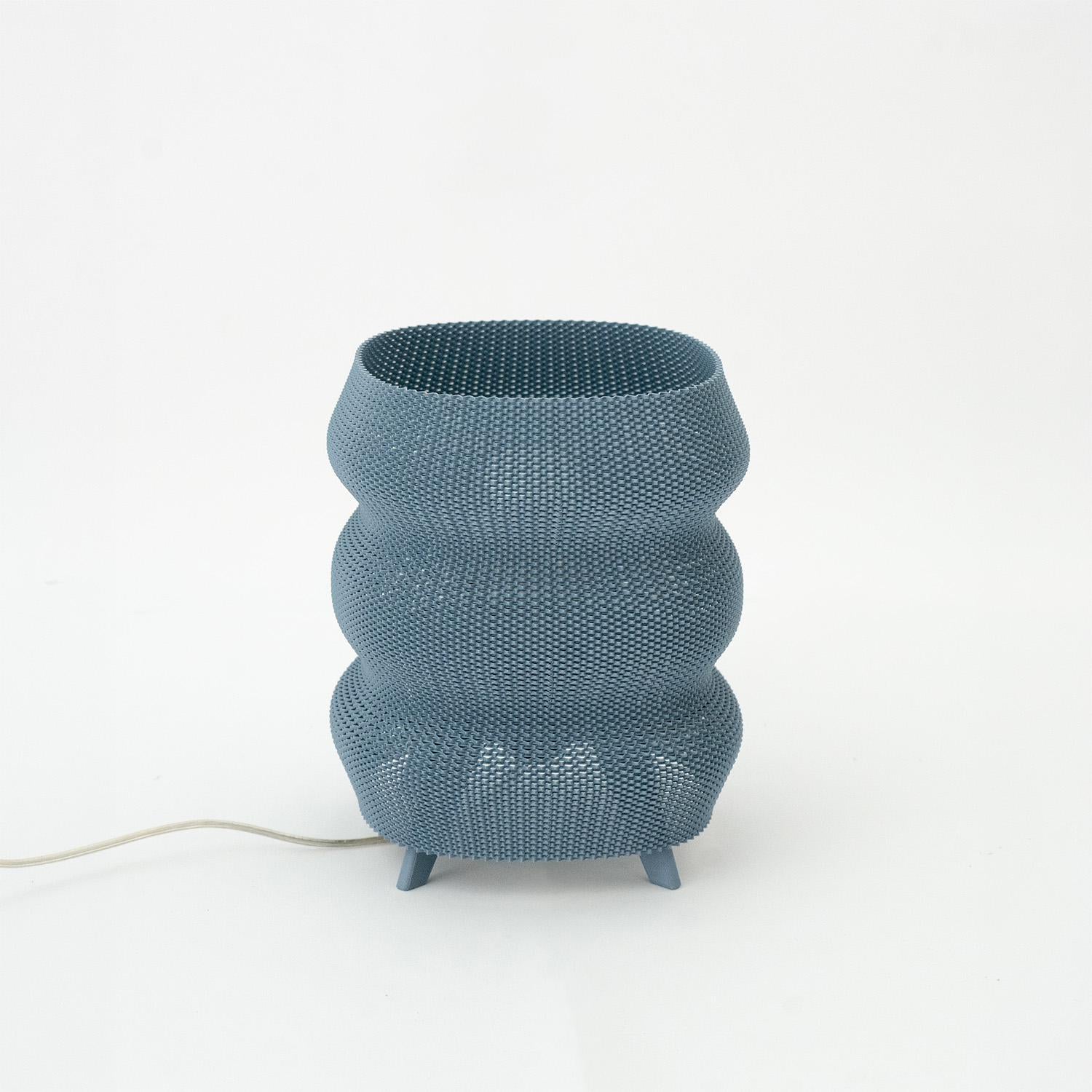 Lampara De Mesa 23X19Cm Alegria Azul Apagado