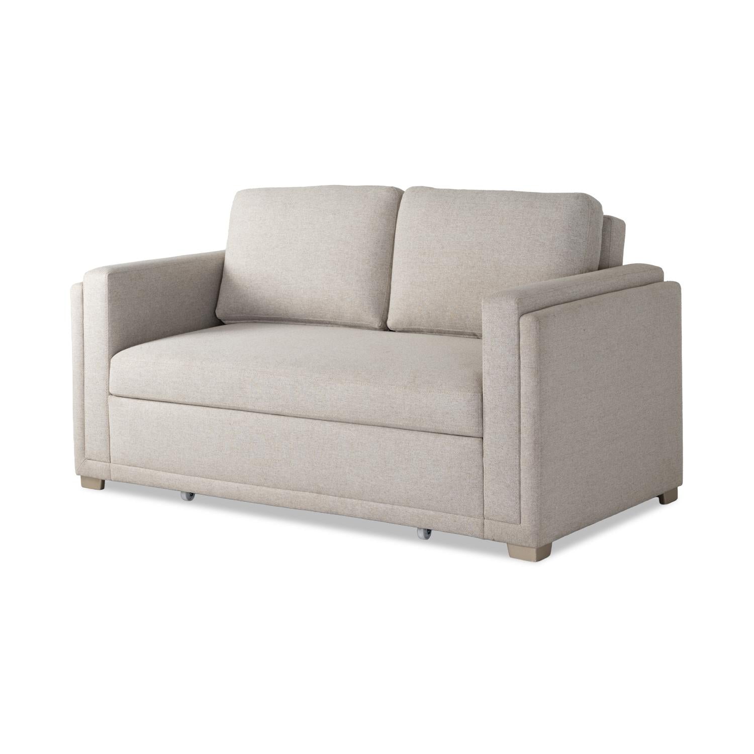 Sofacama Gala Lino Verona Beige, Champaña 1.50