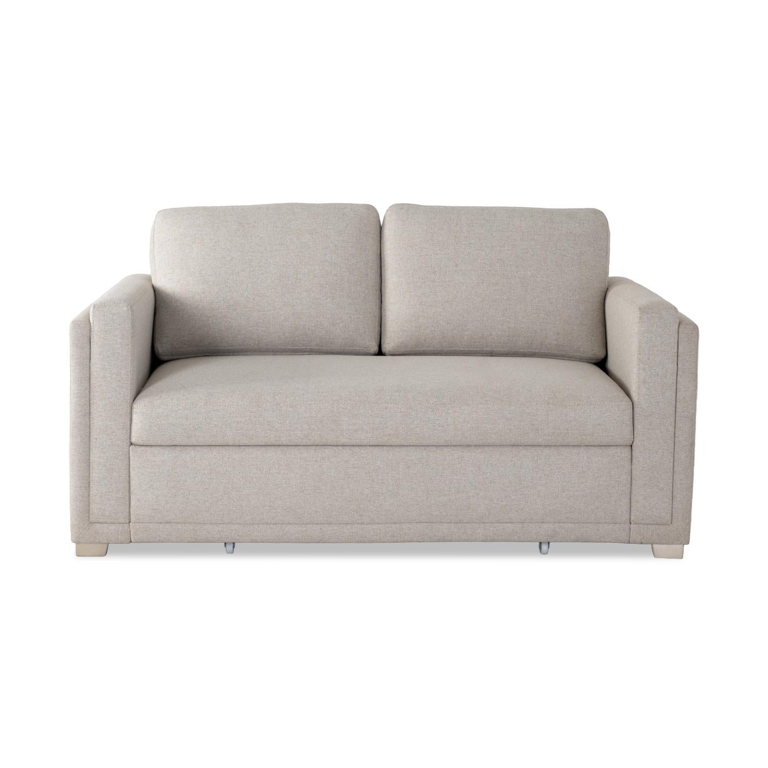Sofacama Gala Lino Verona Beige, Champaña 1.50