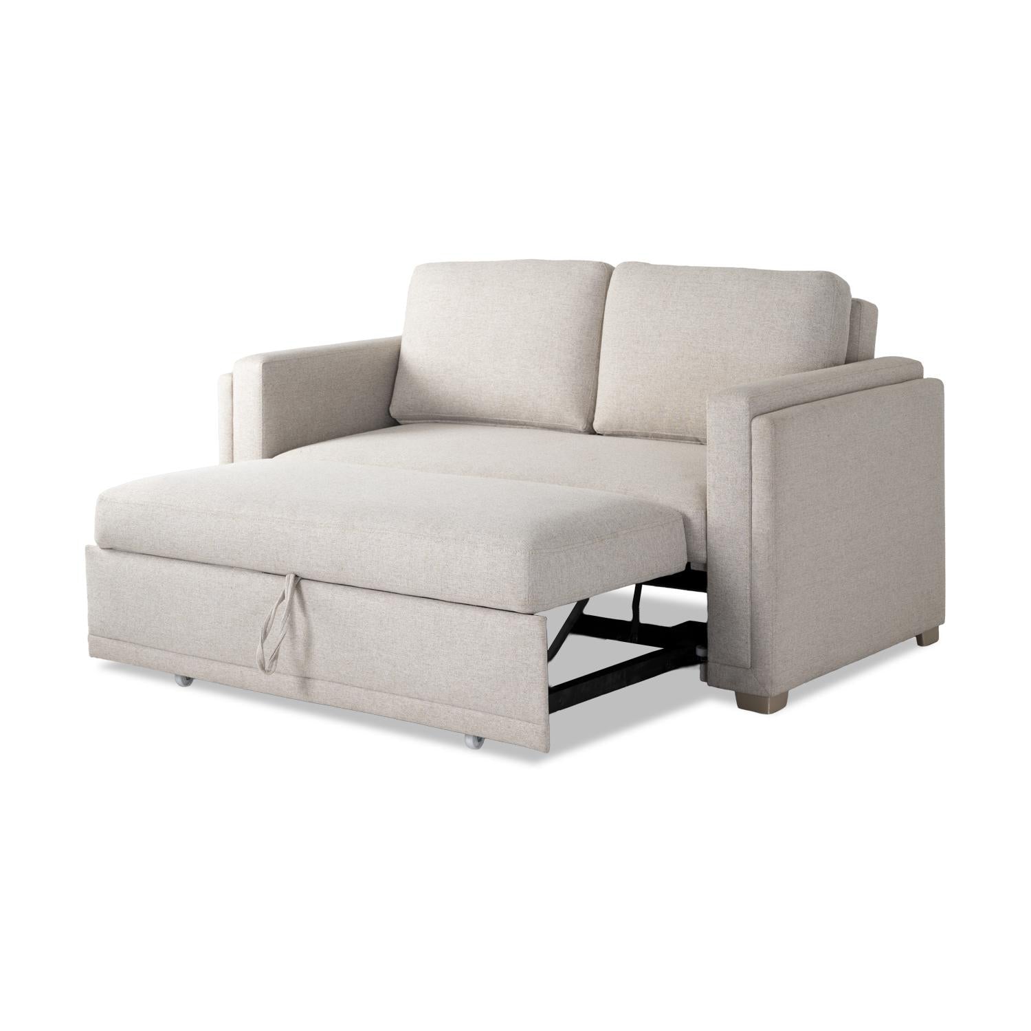 Sofacama Gala Lino Verona Beige, Champaña 1.50