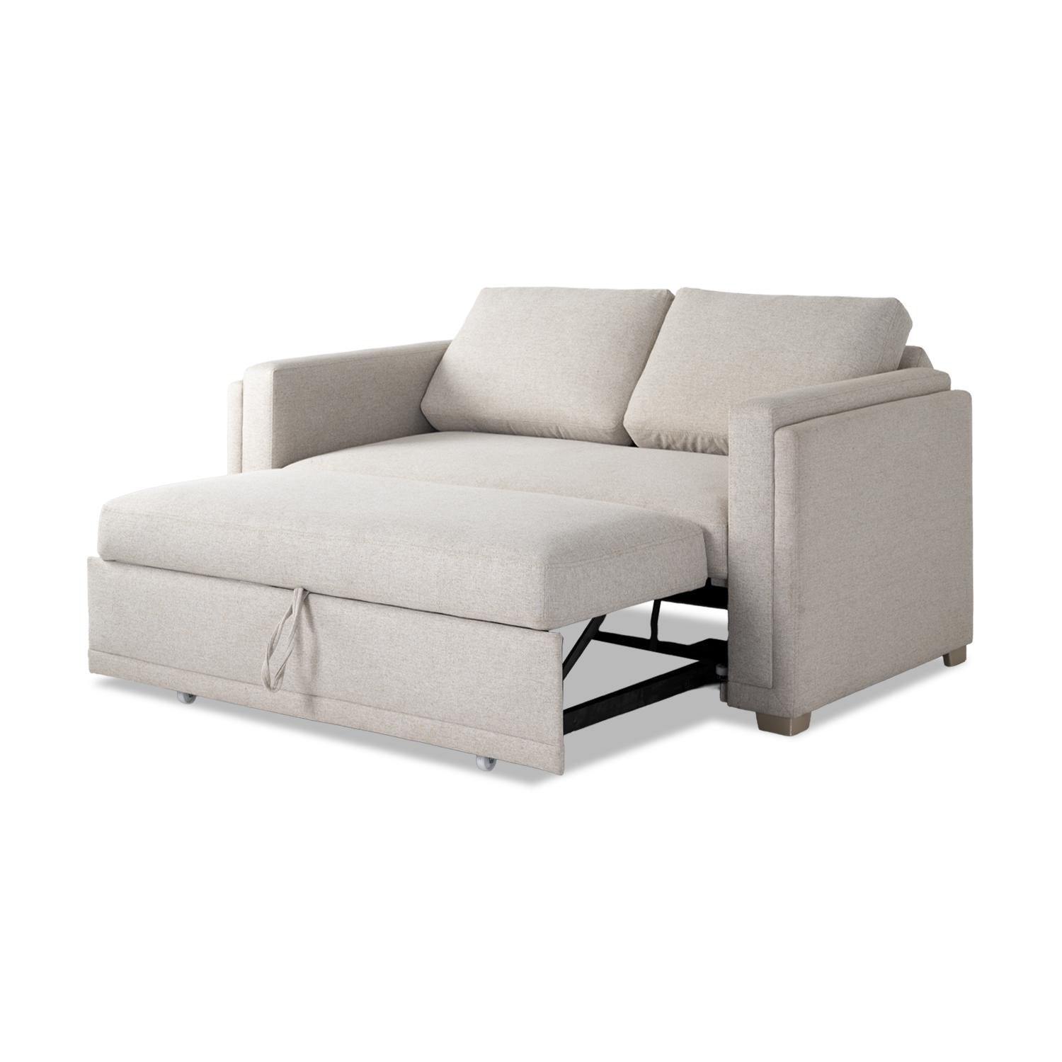 Sofacama Gala Lino Verona Beige, Champaña 1.50