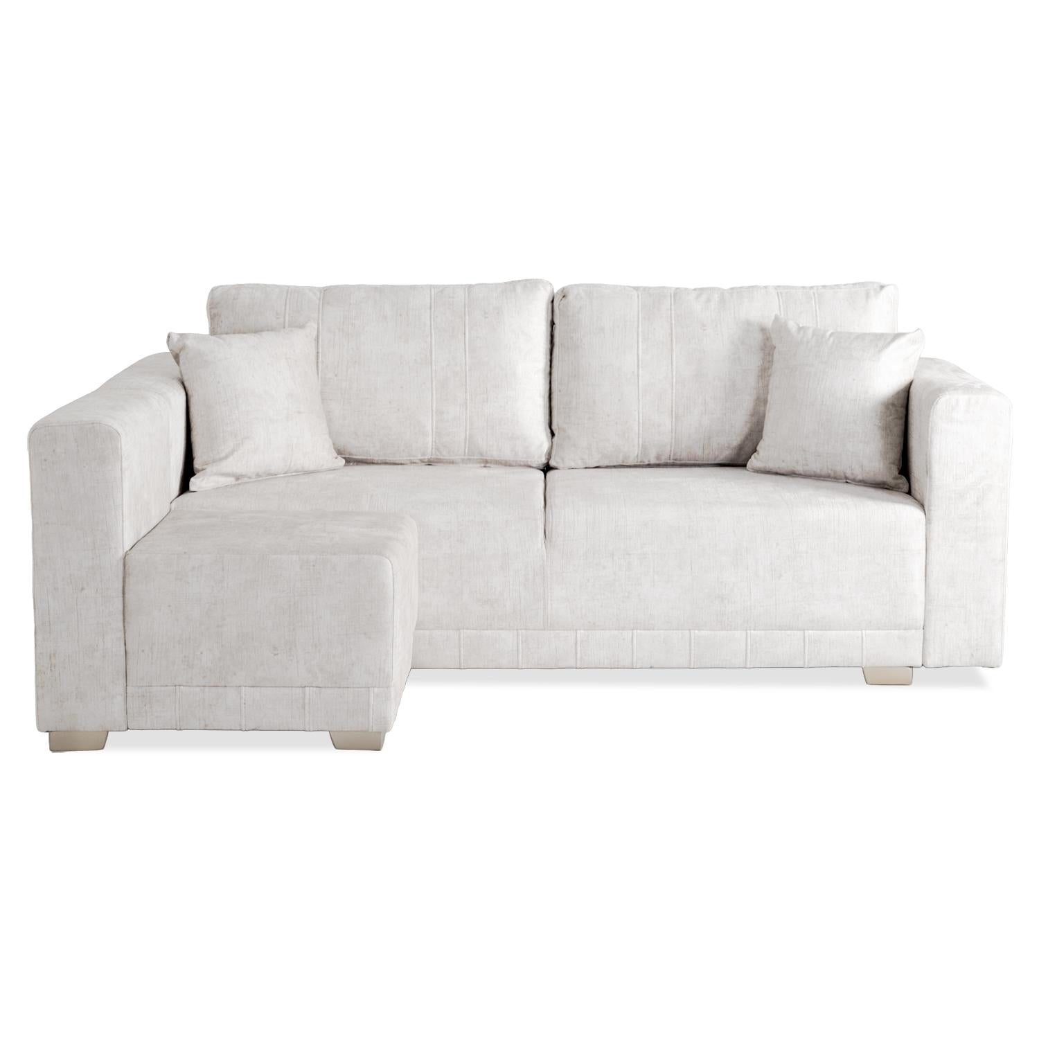 Sala Funcional Andora Estocolmo Blanco, Champaña Brazo Desmontable