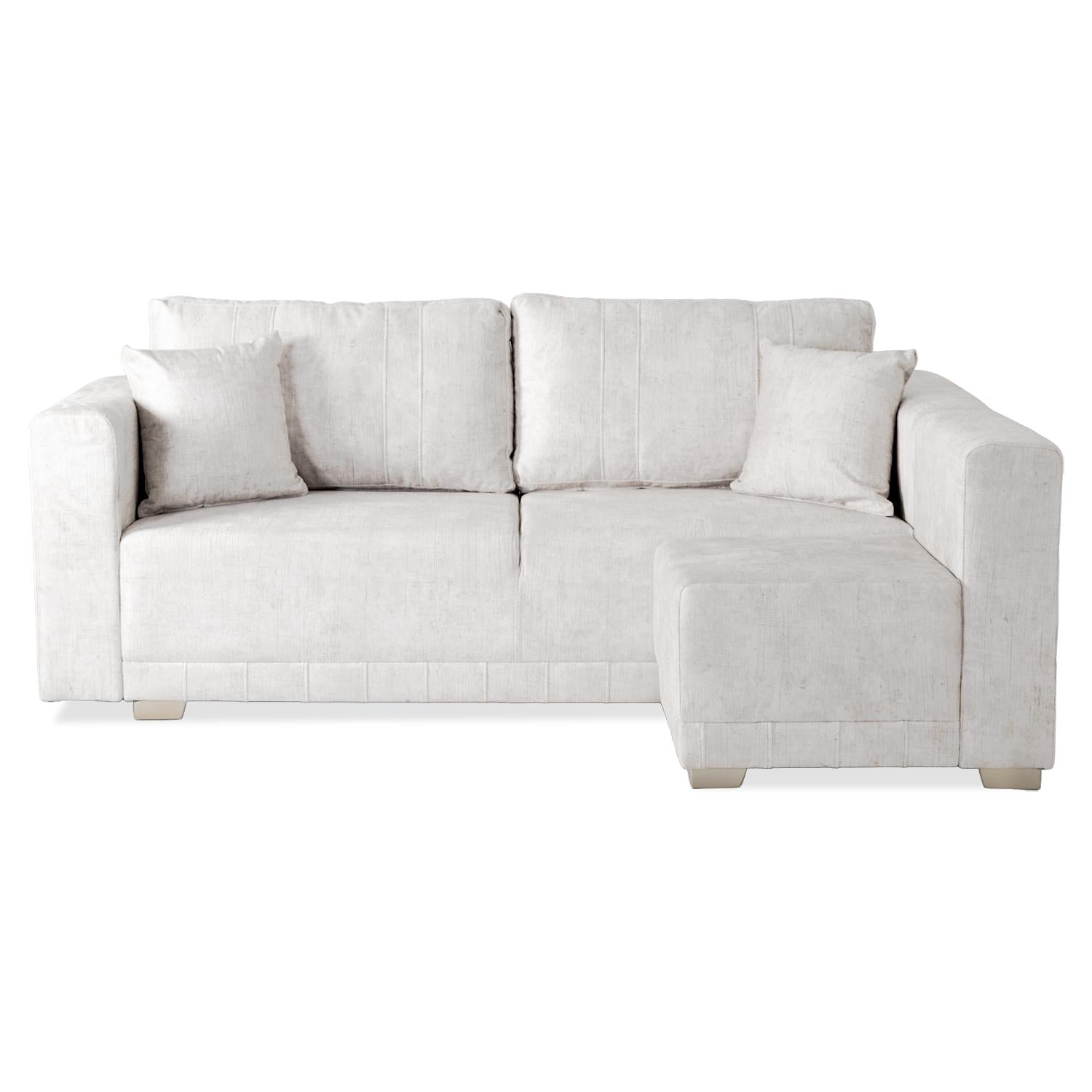Sala Funcional Andora Estocolmo Blanco, Champaña Brazo Desmontable