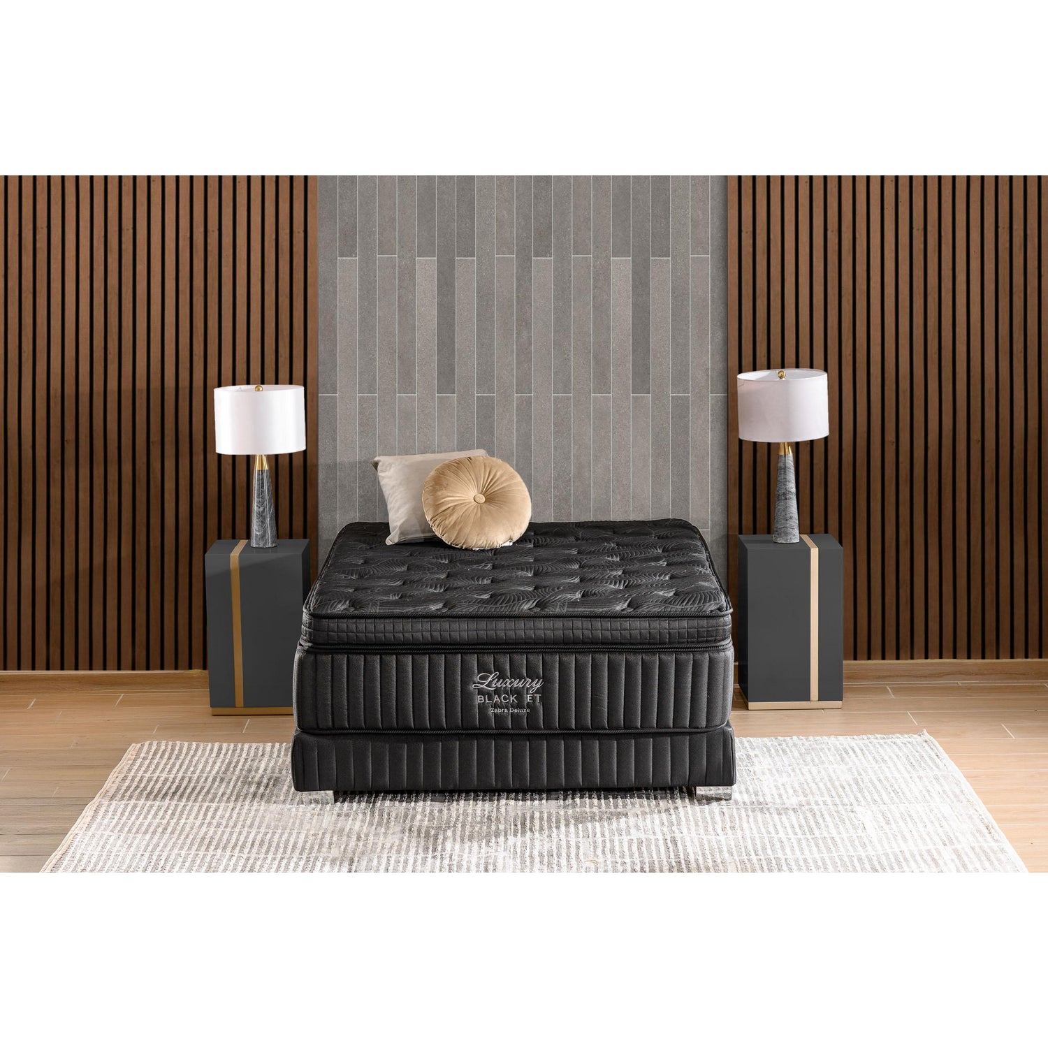Colchón Doble Luxury Black Euro Top