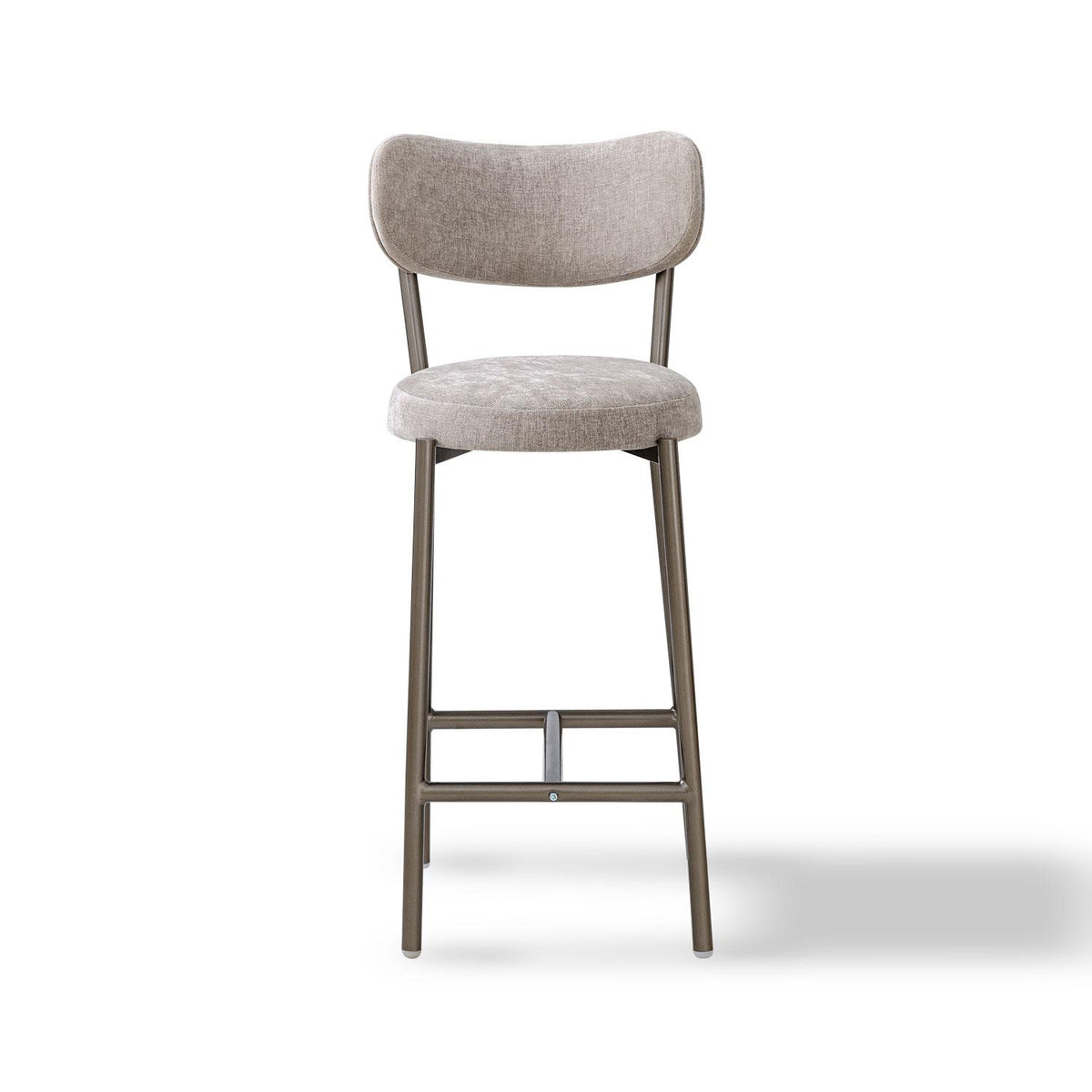 Silla Bar Arthur Lino Touch Camel, Taupe Perla