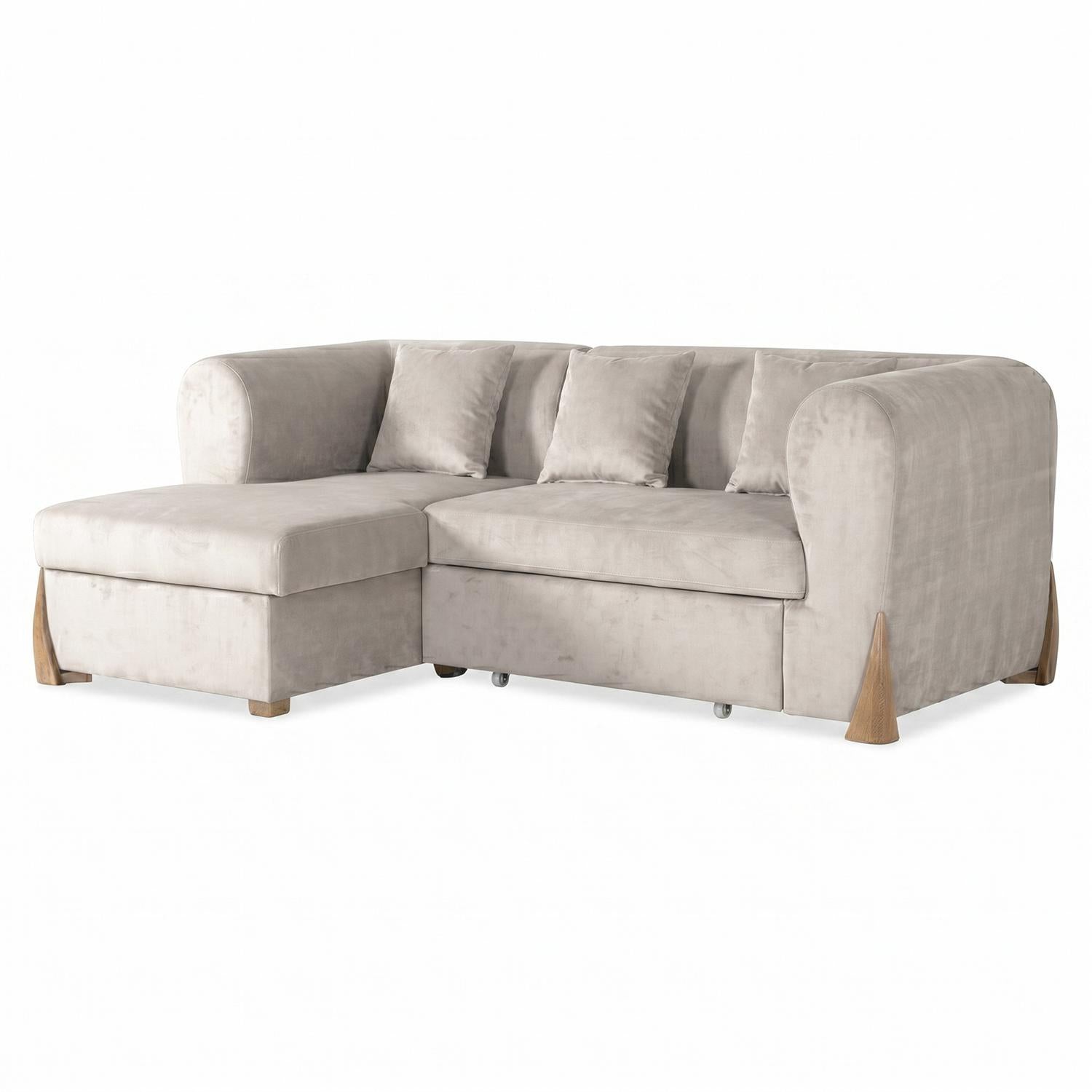 Sala Cama Bell Impetu Beige, Natural Orientación Izquierda