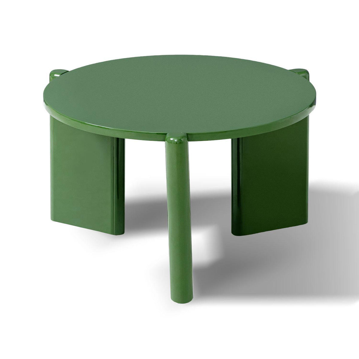 Mesa De Centro Oklam Redonda 60  Redonda Verde.