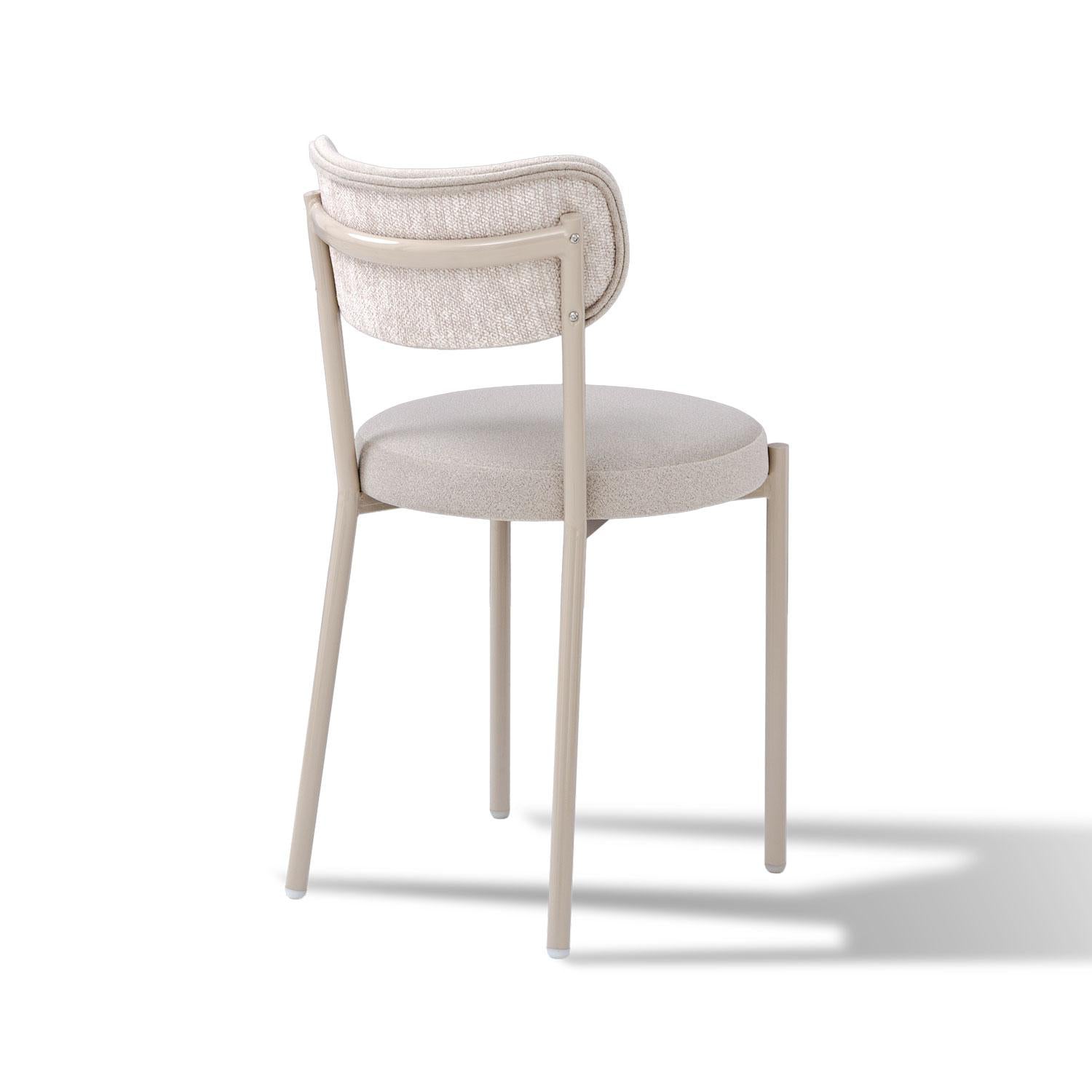 Comedor 6 Puestos Arthur Velvet Serena Cocoa, Latte.