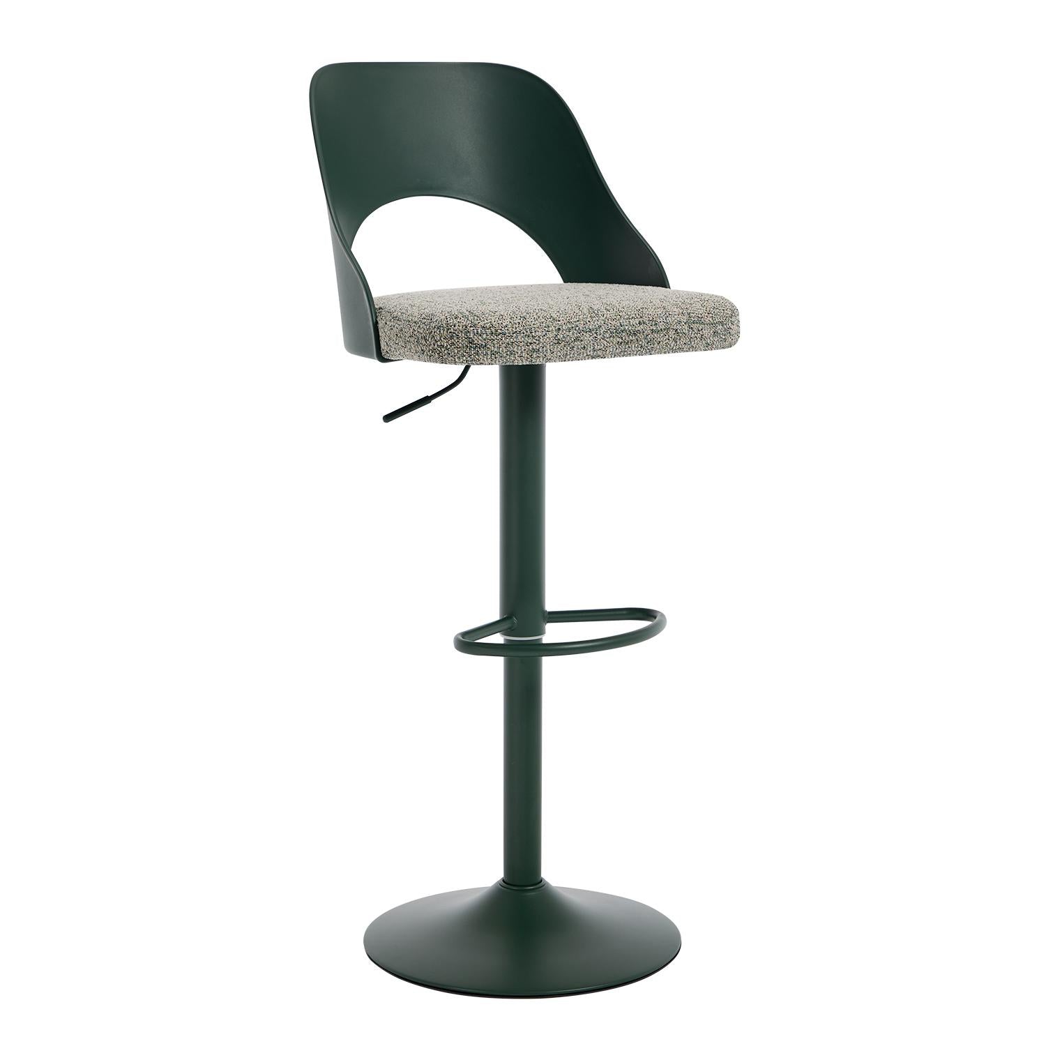 Silla Para Barra Dana Lino Verde